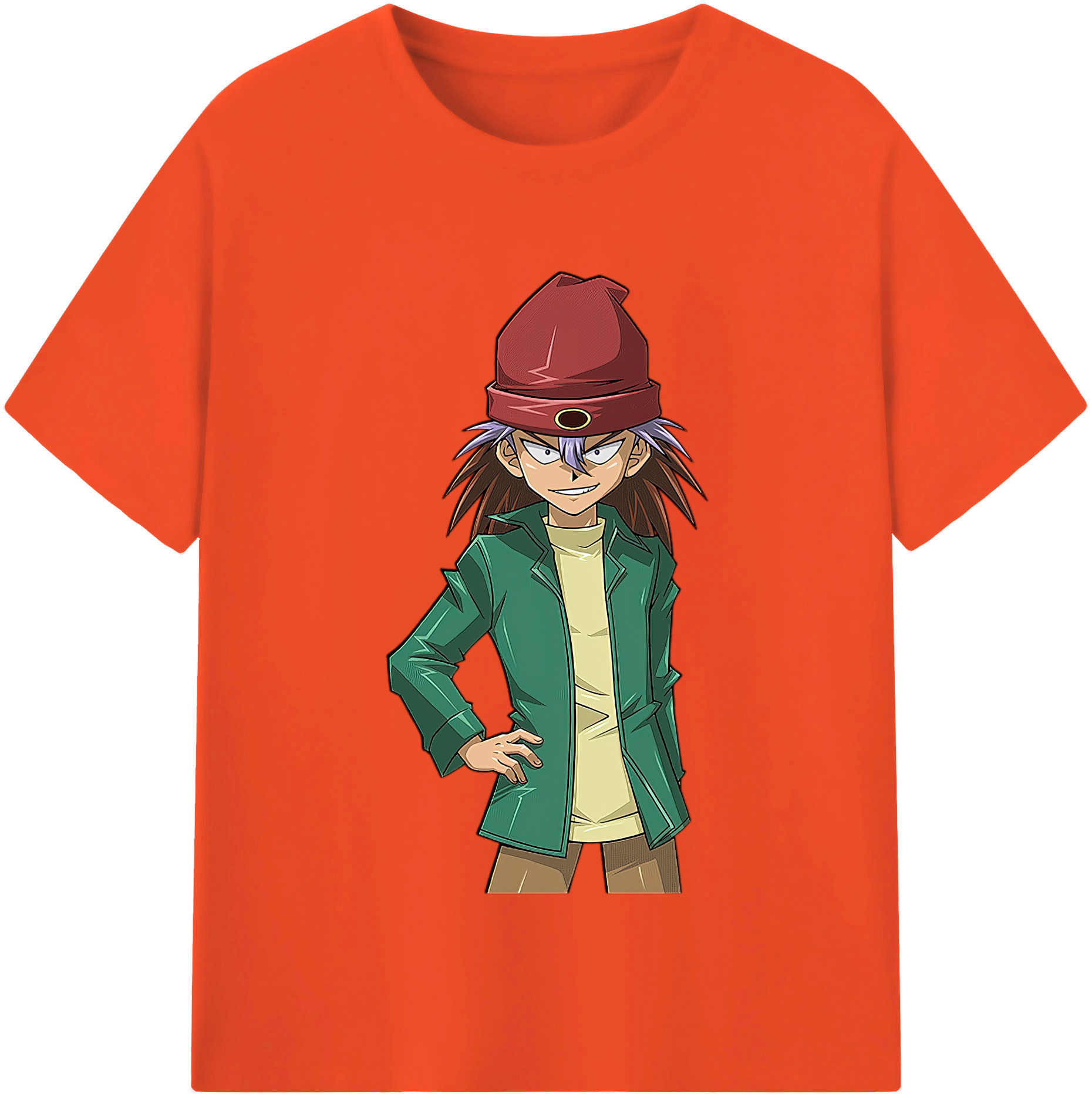 （画像用） 遊☆戯☆王 Yu-Gi-Oh! 綿100％半袖Tシャツ（フロントプリント）
