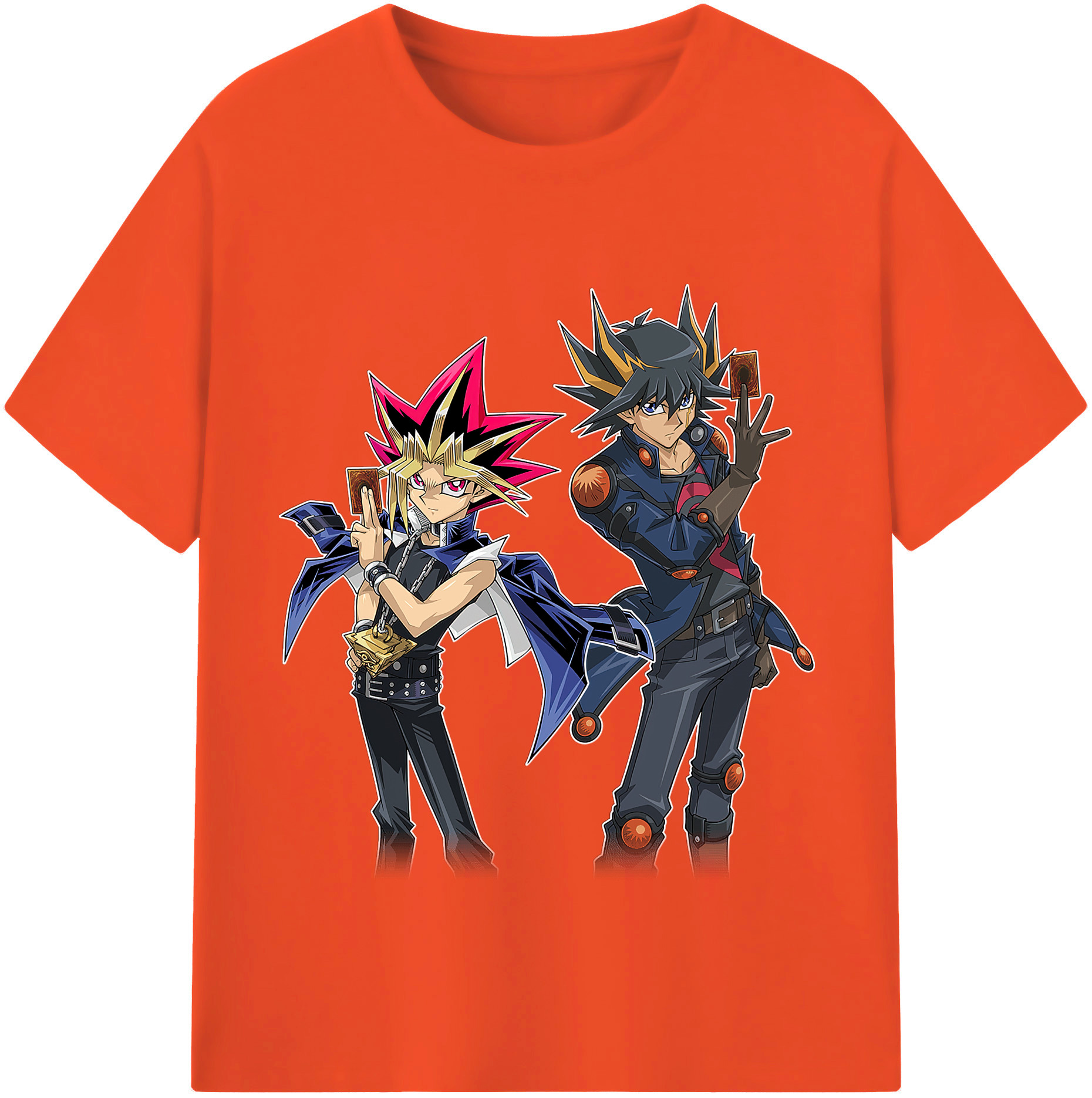 （画像用） 遊☆戯☆王 Yu-Gi-Oh! 綿100％半袖Tシャツ（フロントプリント）