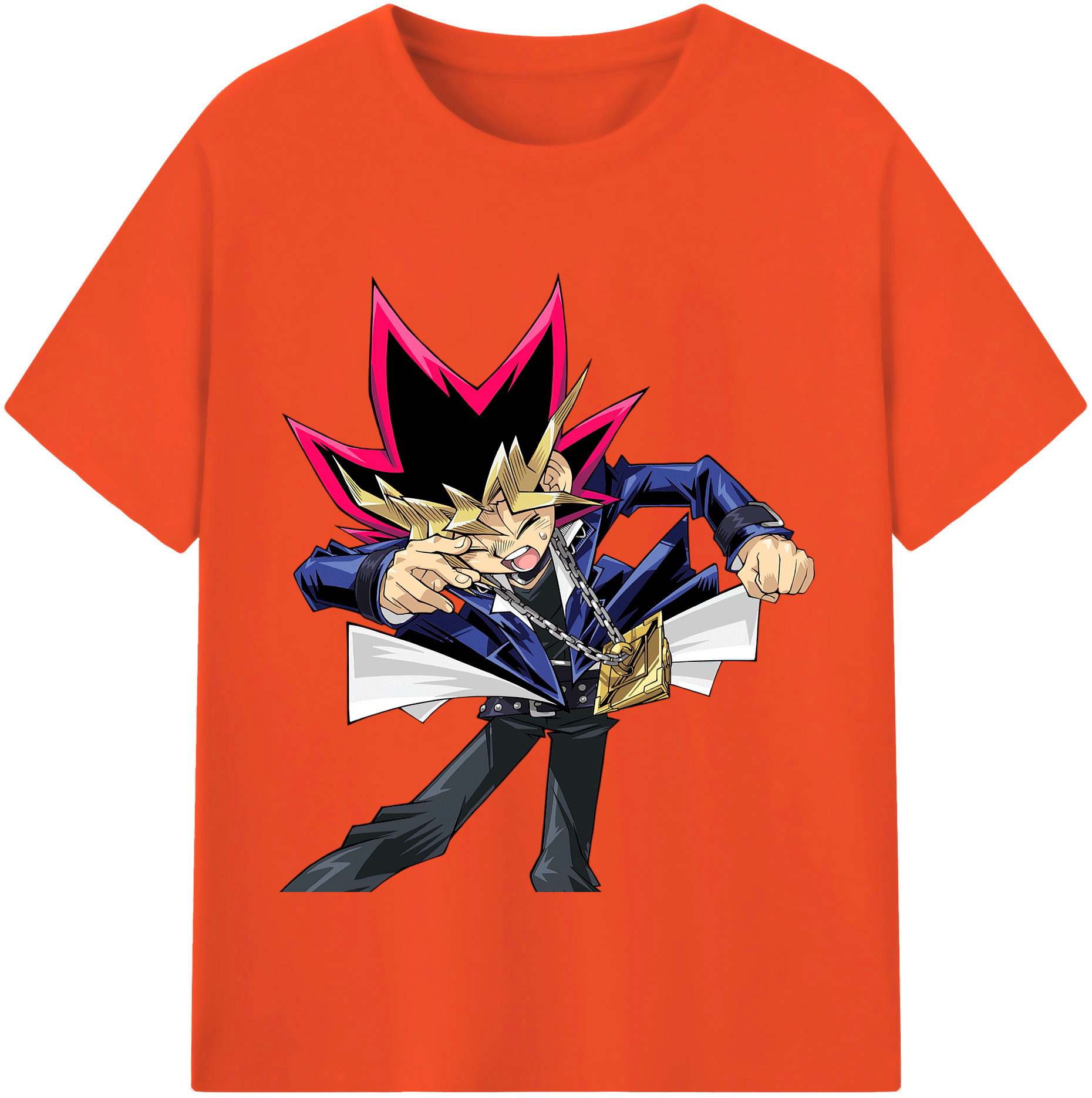 （画像用） 遊☆戯☆王 Yu-Gi-Oh! 綿100％半袖Tシャツ（フロントプリント）