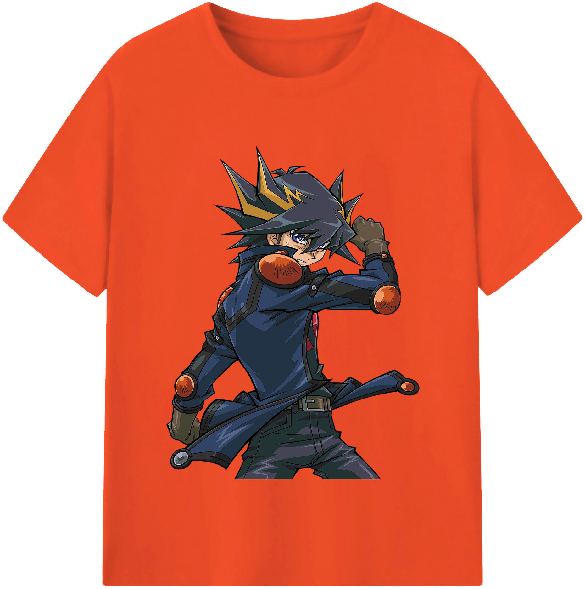 （画像用） 遊☆戯☆王 Yu-Gi-Oh! 綿100％半袖Tシャツ（フロントプリント）