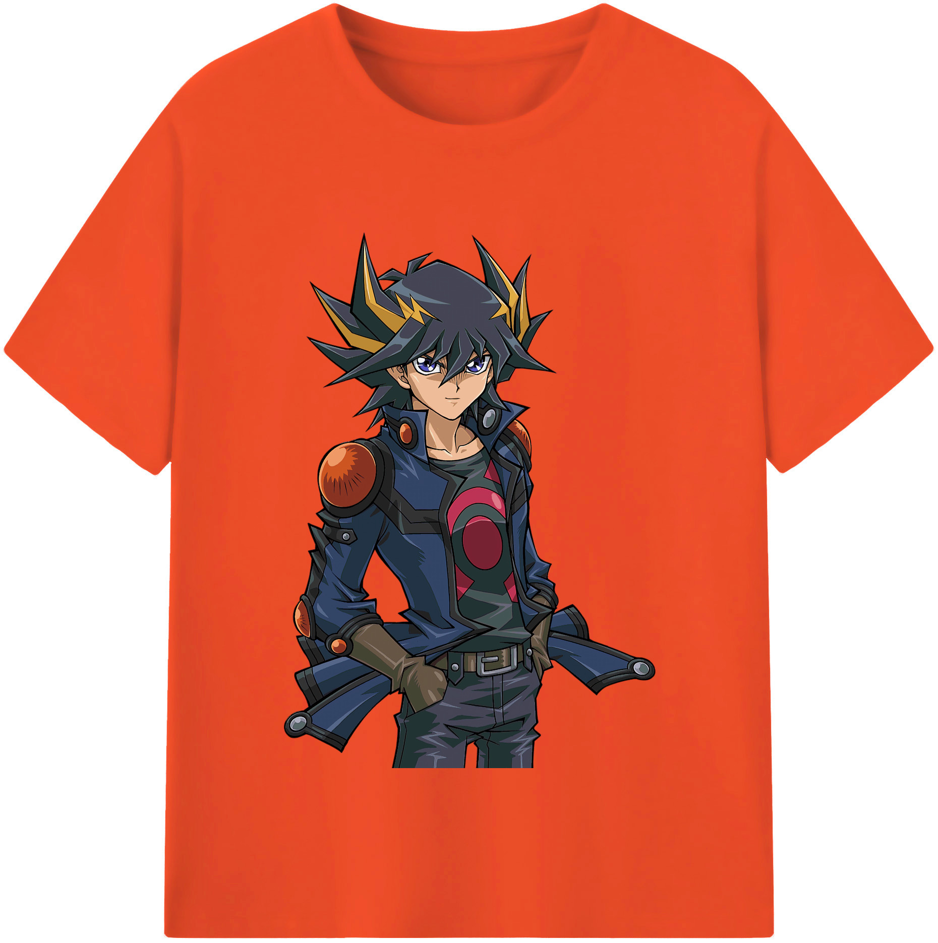 （画像用） 遊☆戯☆王 Yu-Gi-Oh! 綿100％半袖Tシャツ（フロントプリント）