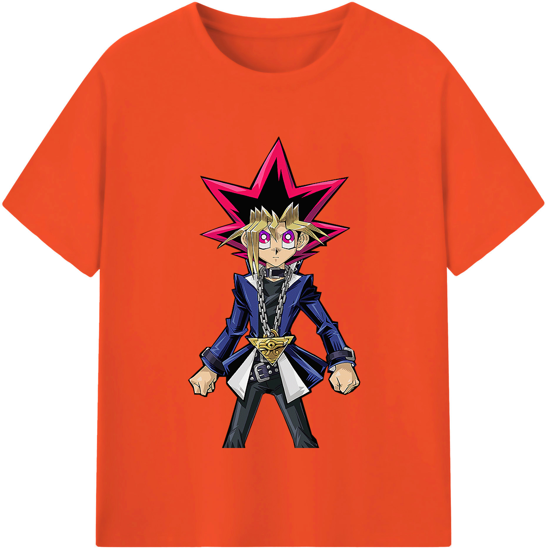 （画像用） 遊☆戯☆王 Yu-Gi-Oh! 綿100％半袖Tシャツ（フロントプリント）