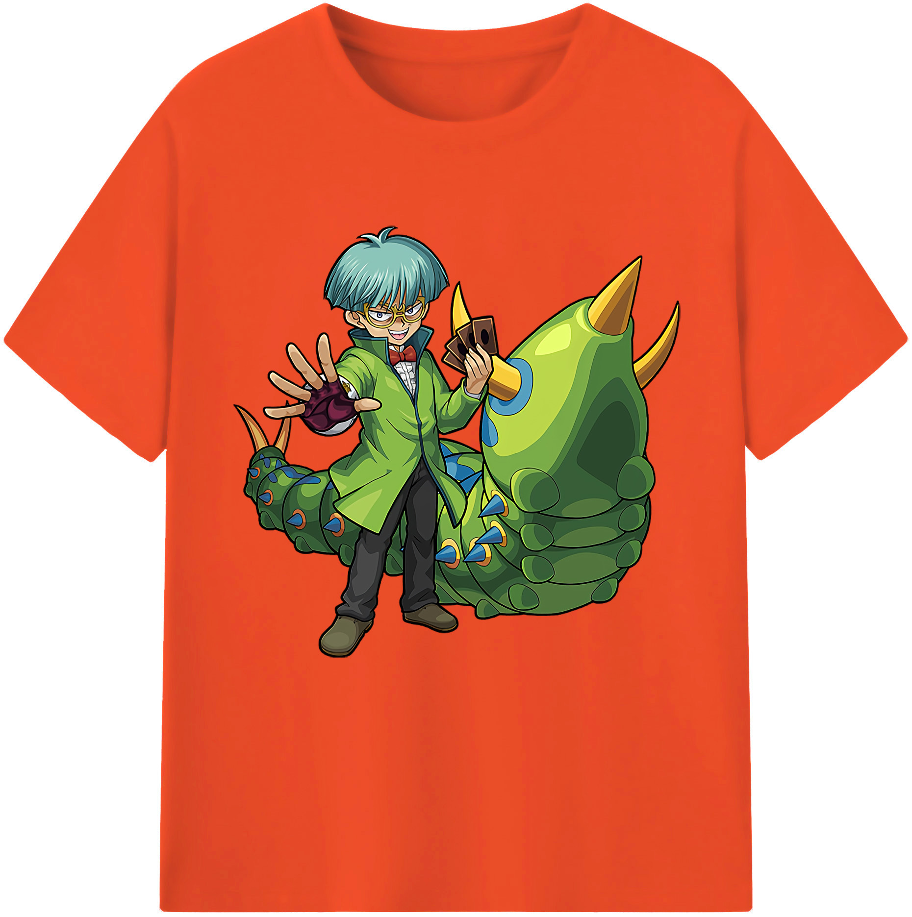 （画像用） 遊☆戯☆王 Yu-Gi-Oh! 綿100％半袖Tシャツ（フロントプリント）