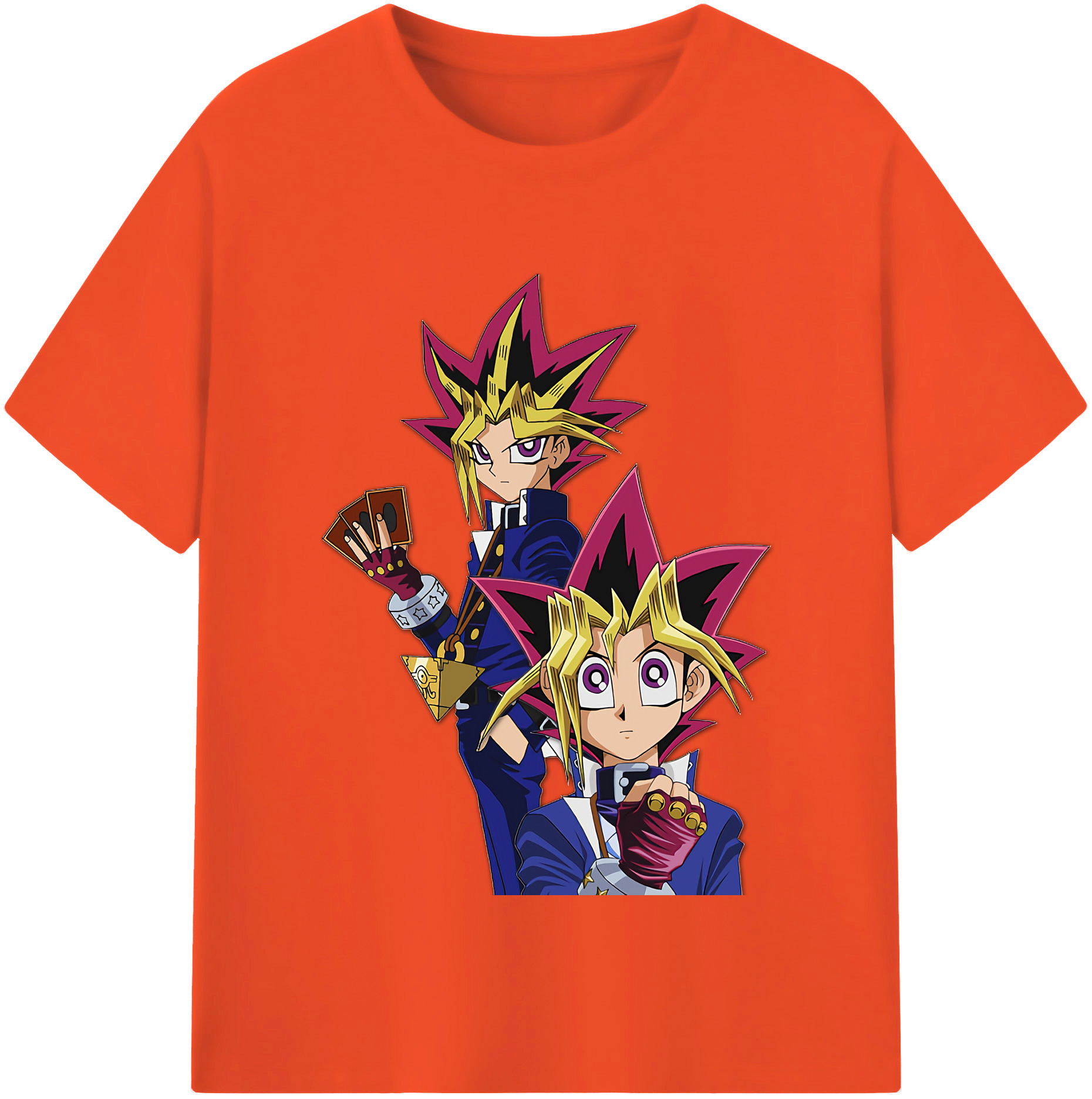 （画像用） 遊☆戯☆王 Yu-Gi-Oh! 綿100％半袖Tシャツ（フロントプリント）