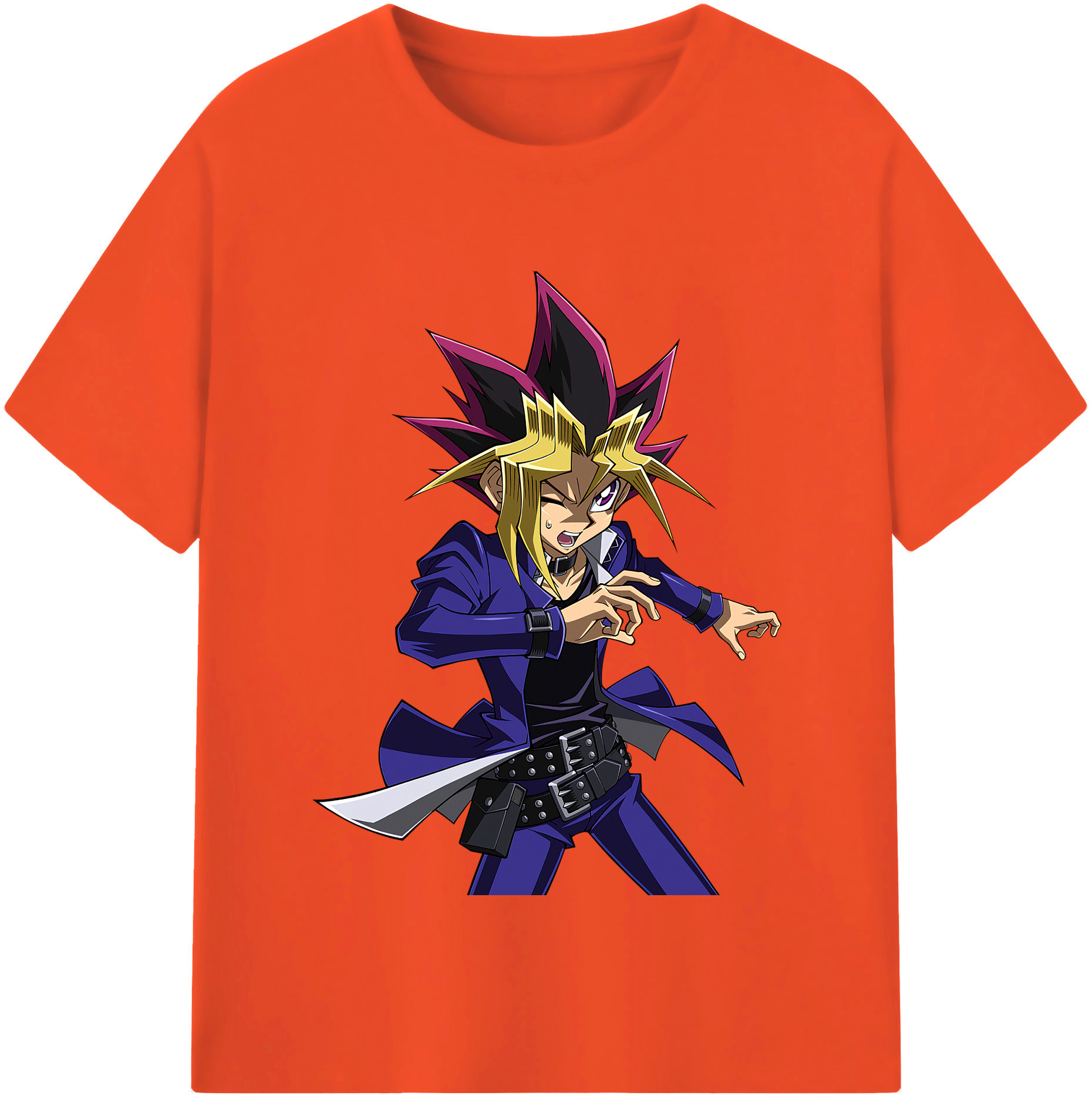 （画像用） 遊☆戯☆王 Yu-Gi-Oh! 綿100％半袖Tシャツ（フロントプリント）
