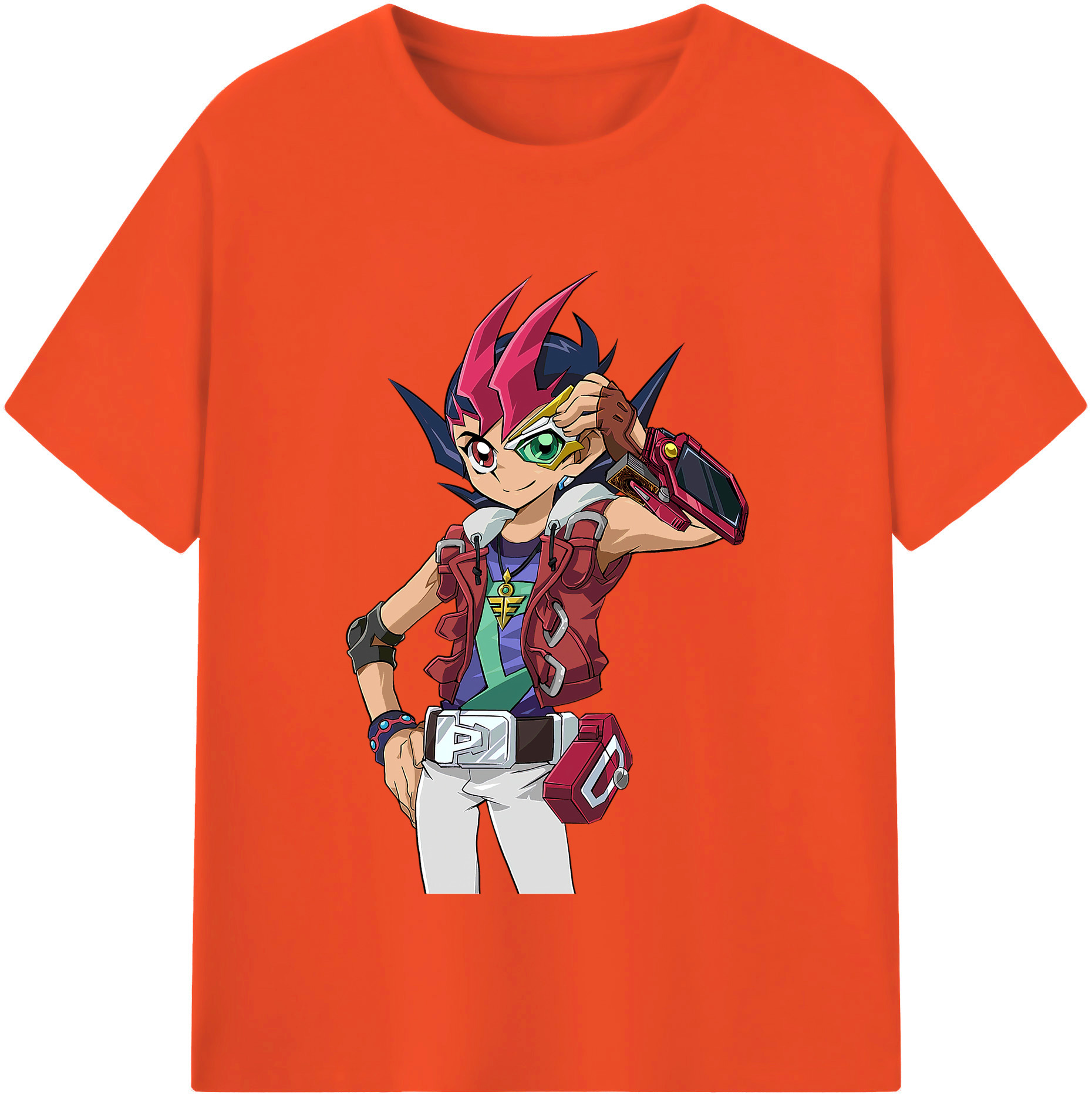 （画像用） 遊☆戯☆王 Yu-Gi-Oh! 綿100％半袖Tシャツ（フロントプリント）