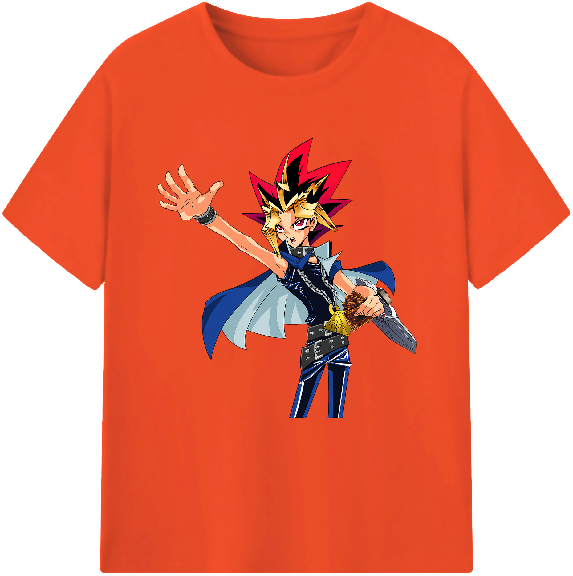 （画像用） 遊☆戯☆王 Yu-Gi-Oh! 綿100％半袖Tシャツ（フロントプリント）
