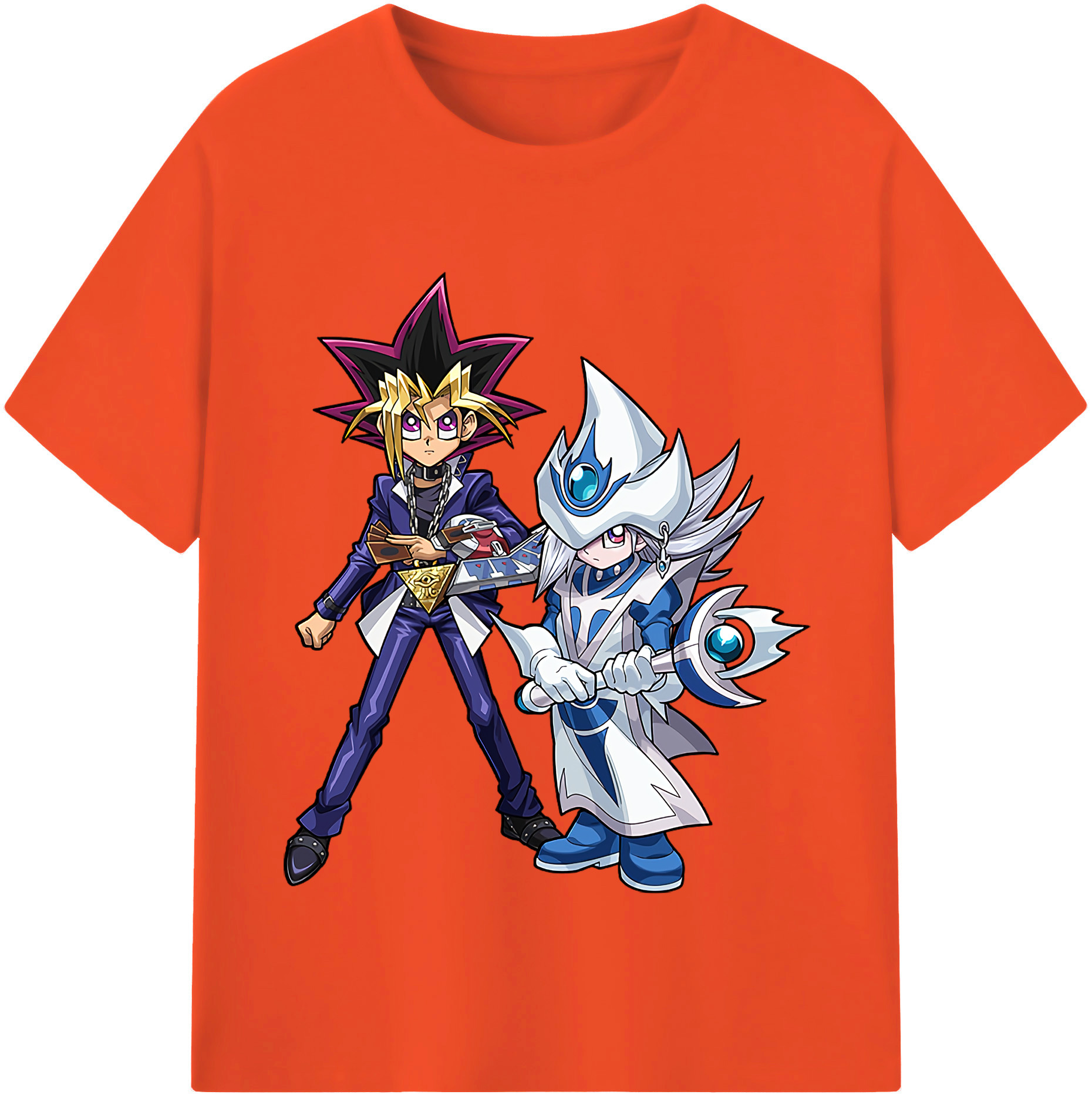 （画像用） 遊☆戯☆王 Yu-Gi-Oh! 綿100％半袖Tシャツ（フロントプリント）