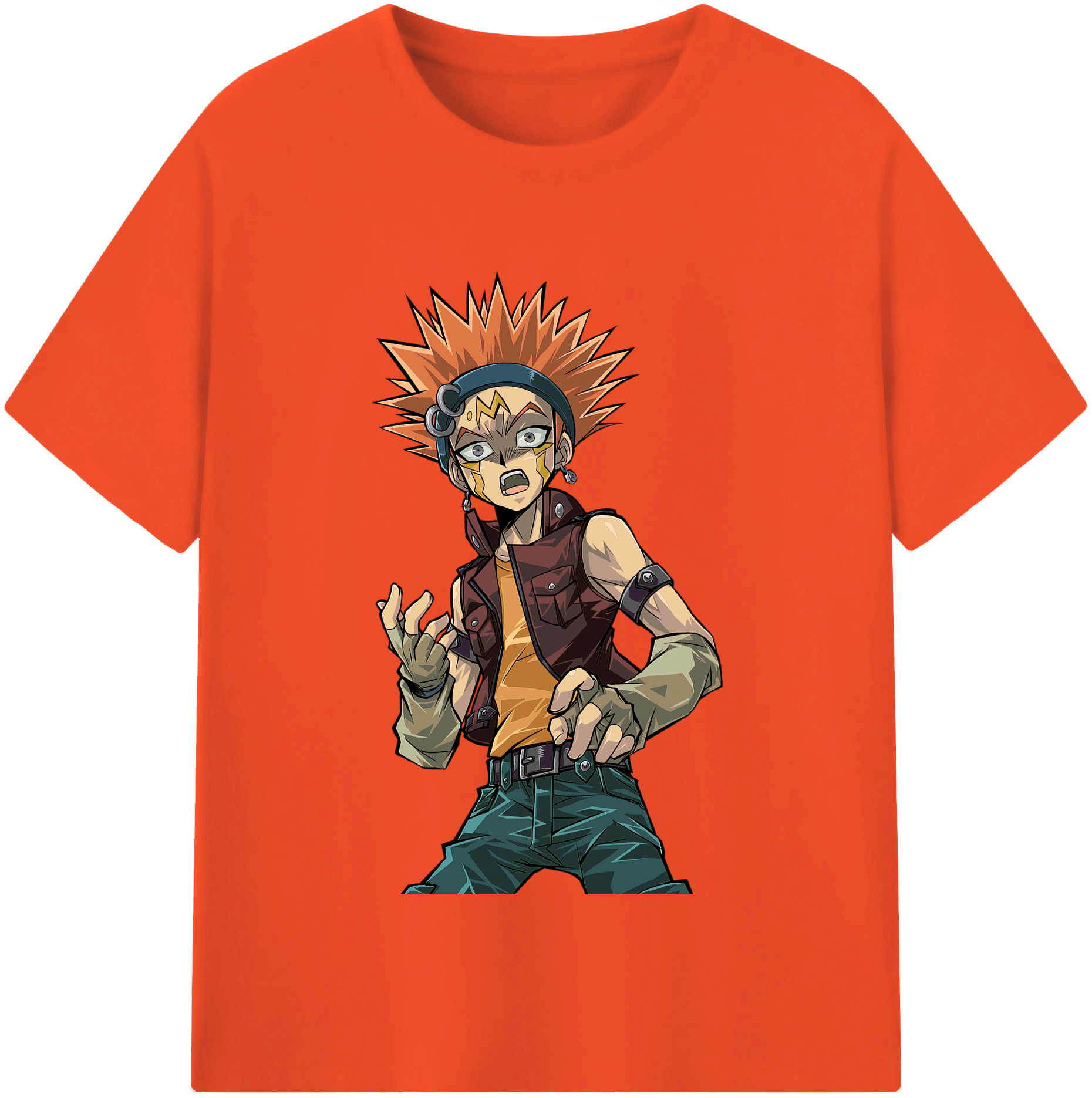 （画像用） 遊☆戯☆王 Yu-Gi-Oh! 綿100％半袖Tシャツ（フロントプリント）