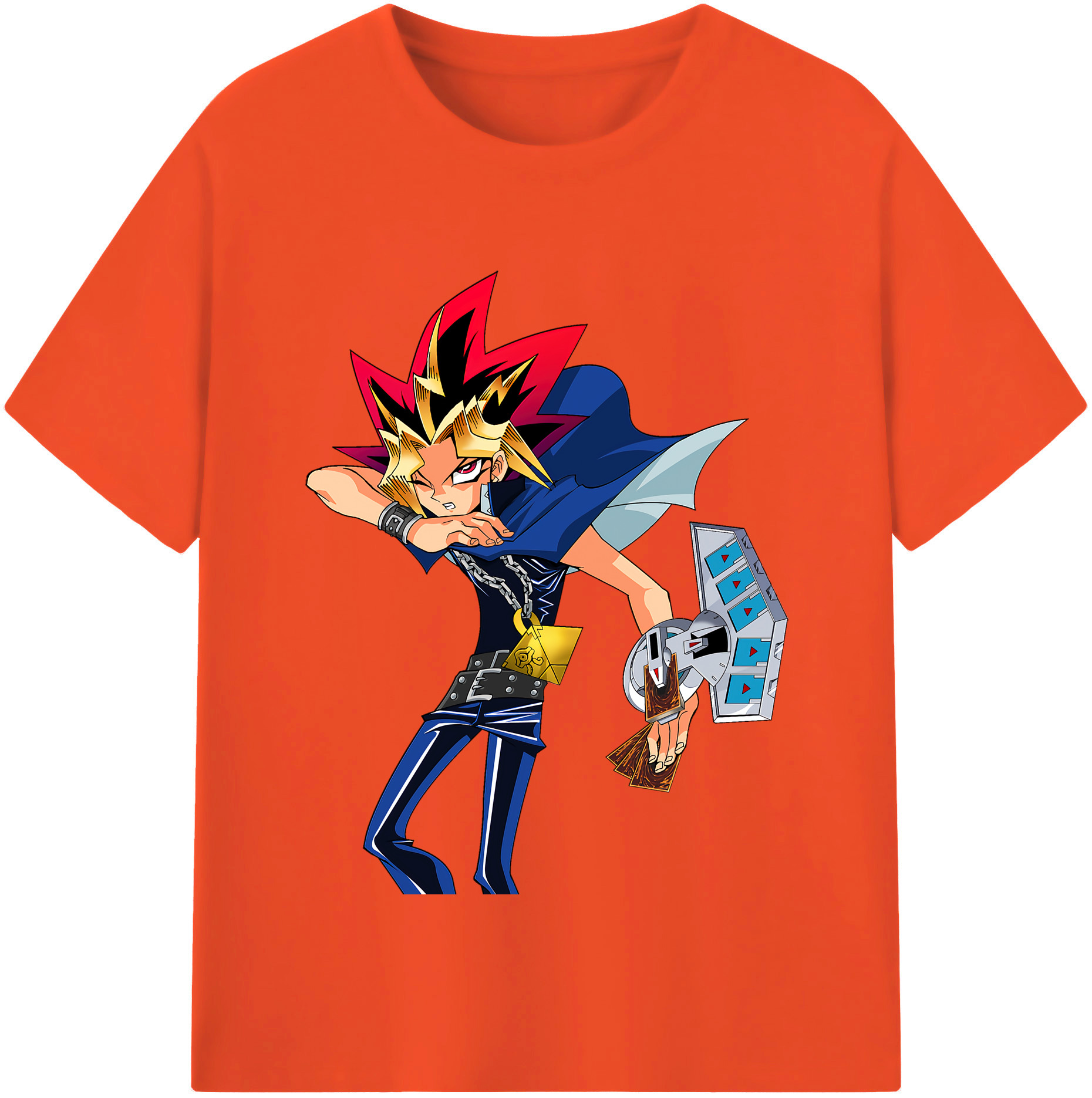 （画像用） 遊☆戯☆王 Yu-Gi-Oh! 綿100％半袖Tシャツ（フロントプリント）
