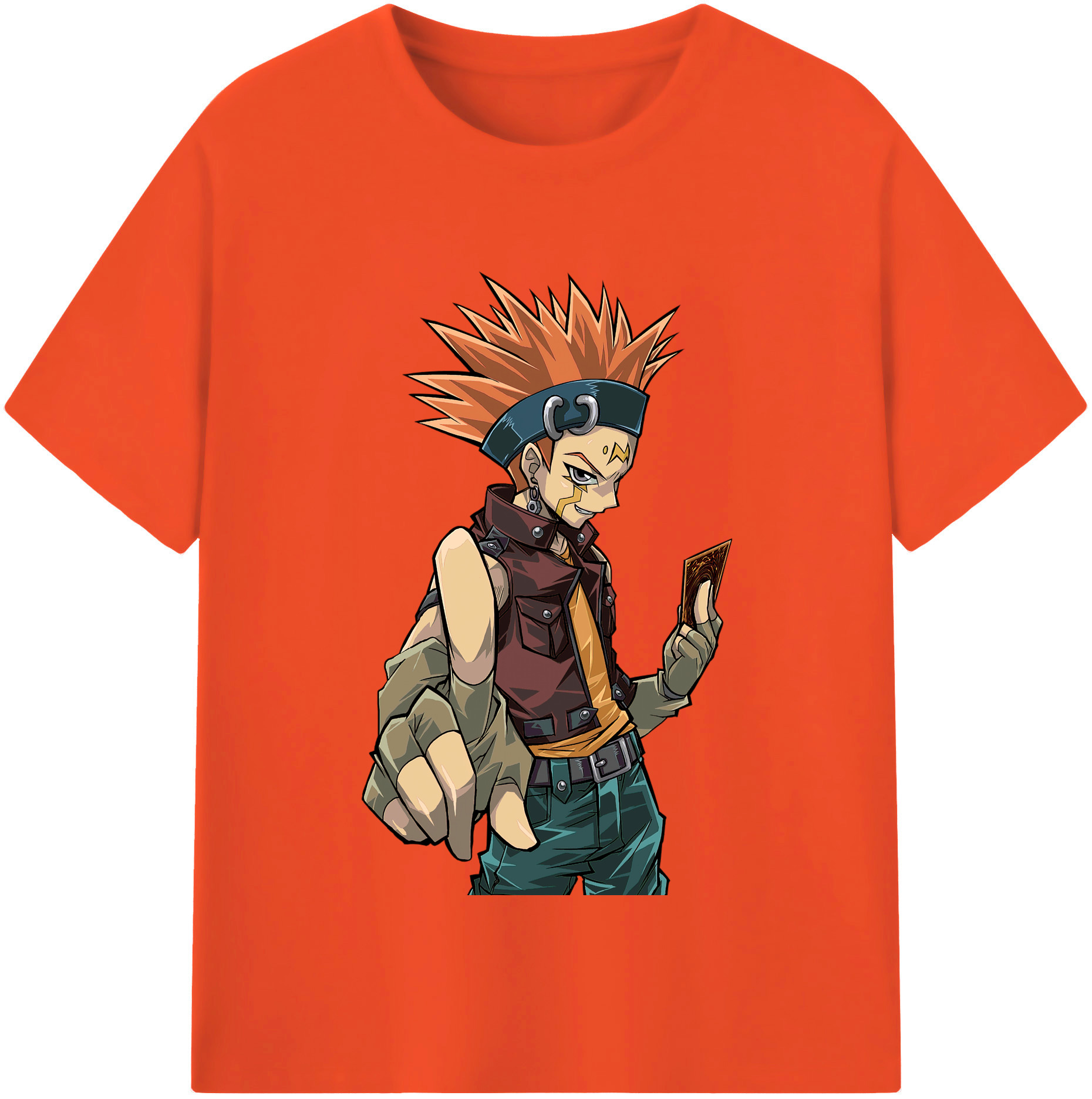 （画像用） 遊☆戯☆王 Yu-Gi-Oh! 綿100％半袖Tシャツ（フロントプリント）