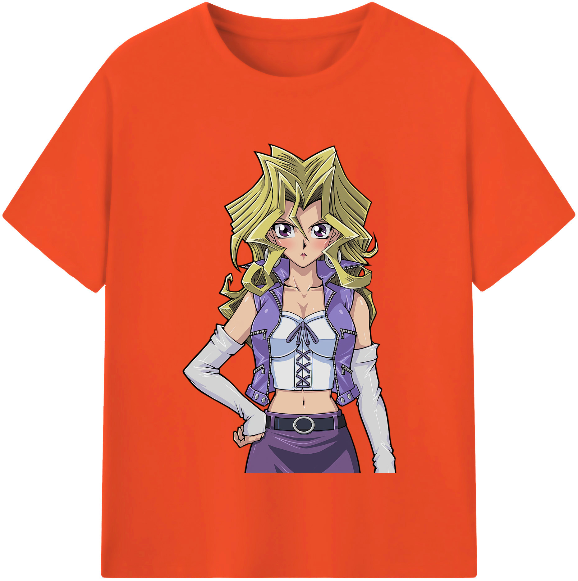 （画像用） 遊☆戯☆王 Yu-Gi-Oh! 綿100％半袖Tシャツ（フロントプリント）