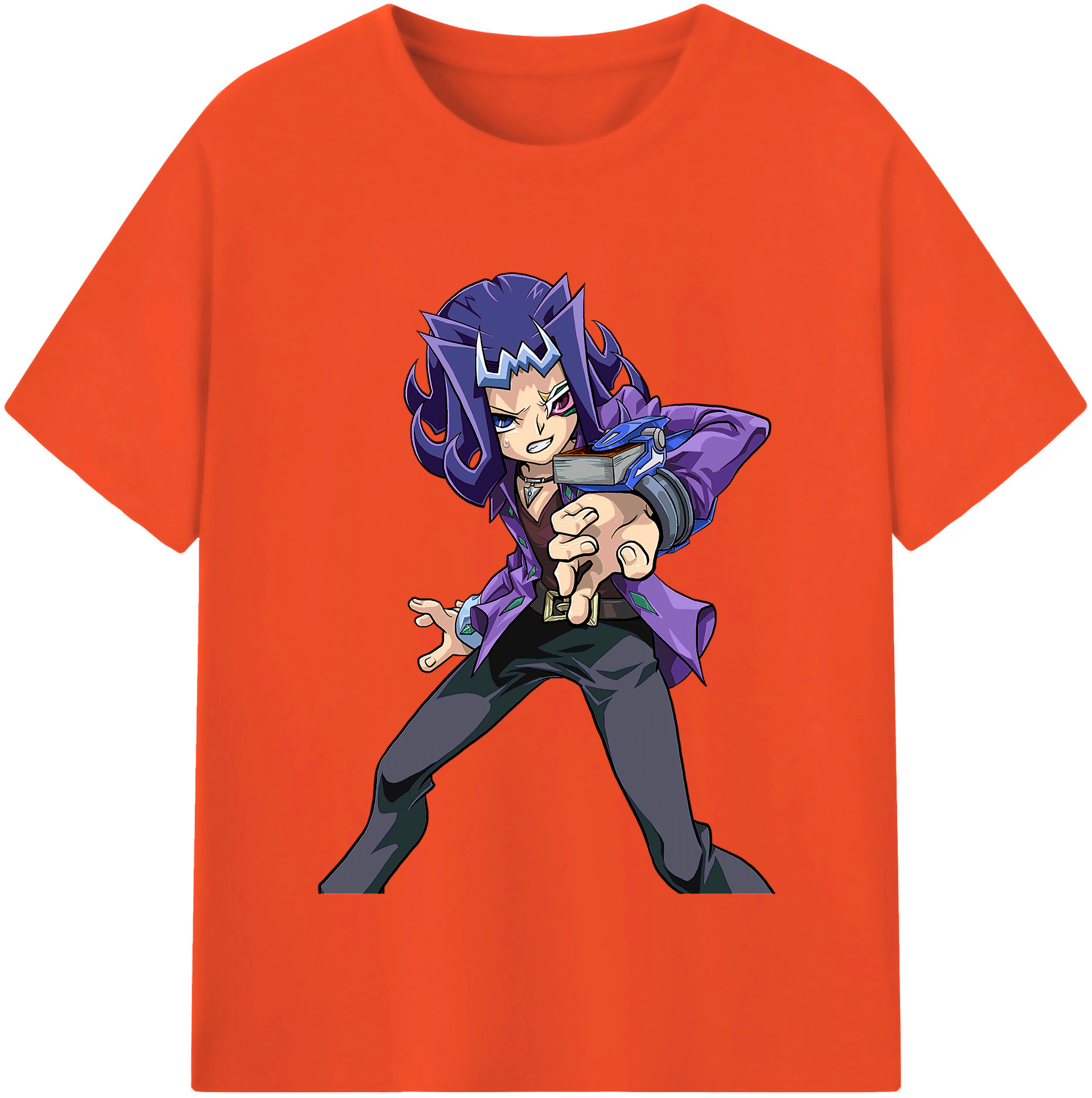 （画像用） 遊☆戯☆王 Yu-Gi-Oh! 綿100％半袖Tシャツ（フロントプリント）
