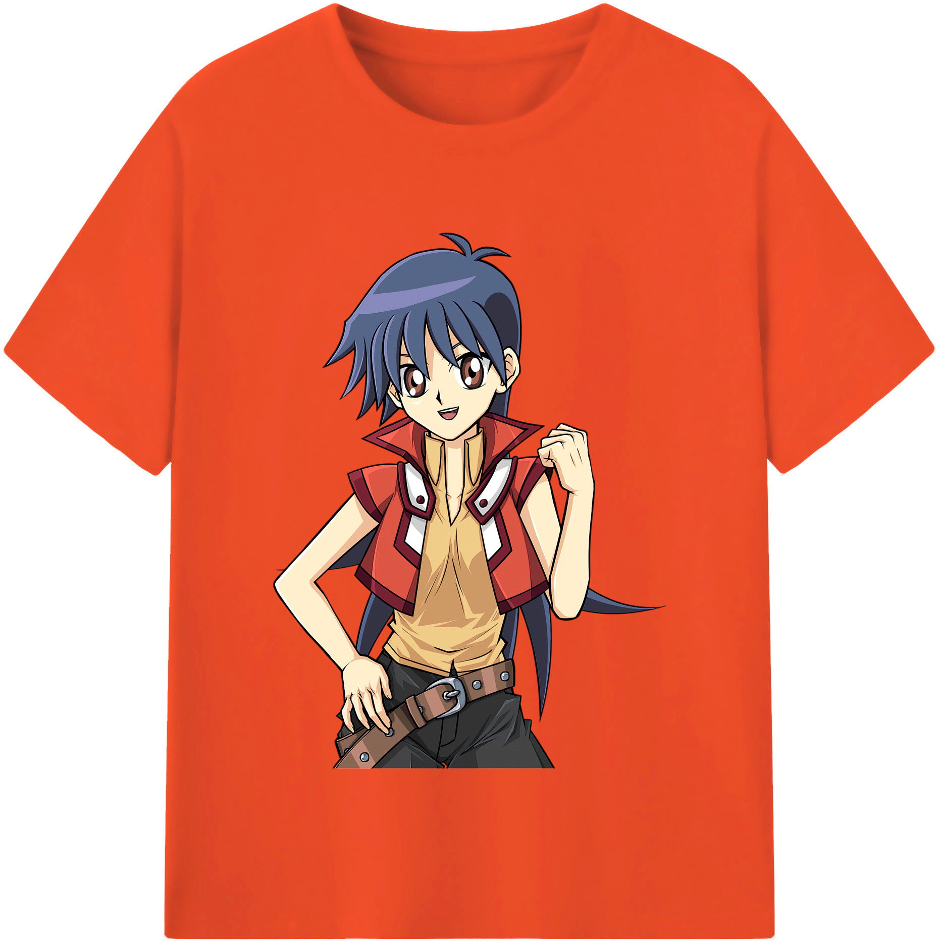 （画像用） 遊☆戯☆王 Yu-Gi-Oh! 綿100％半袖Tシャツ（フロントプリント）