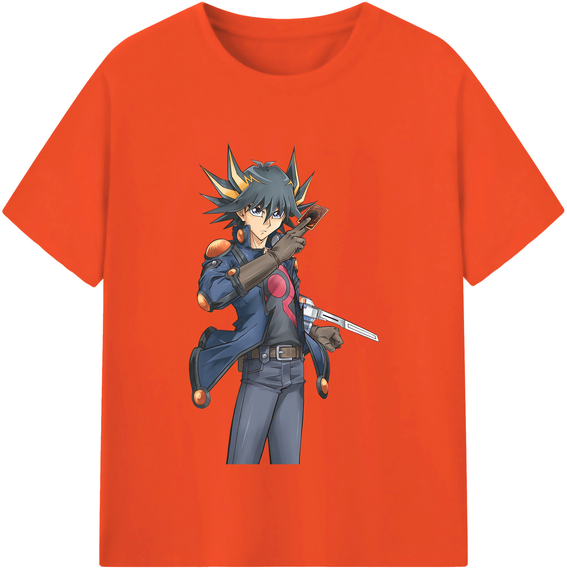 （画像用） 遊☆戯☆王 Yu-Gi-Oh! 綿100％半袖Tシャツ（フロントプリント）