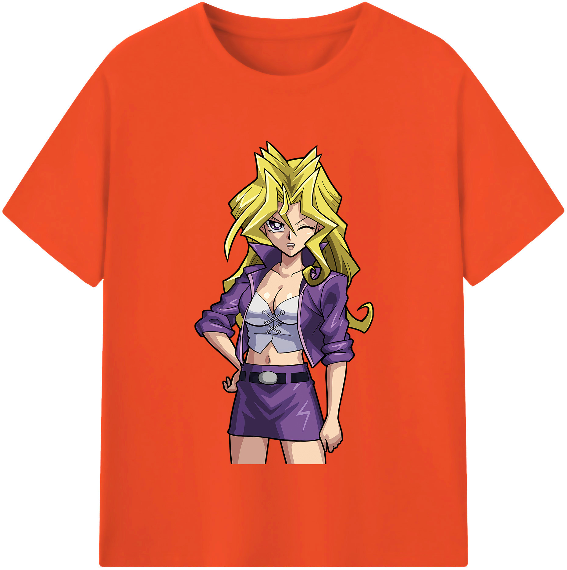 （画像用） 遊☆戯☆王 Yu-Gi-Oh! 綿100％半袖Tシャツ（フロントプリント）