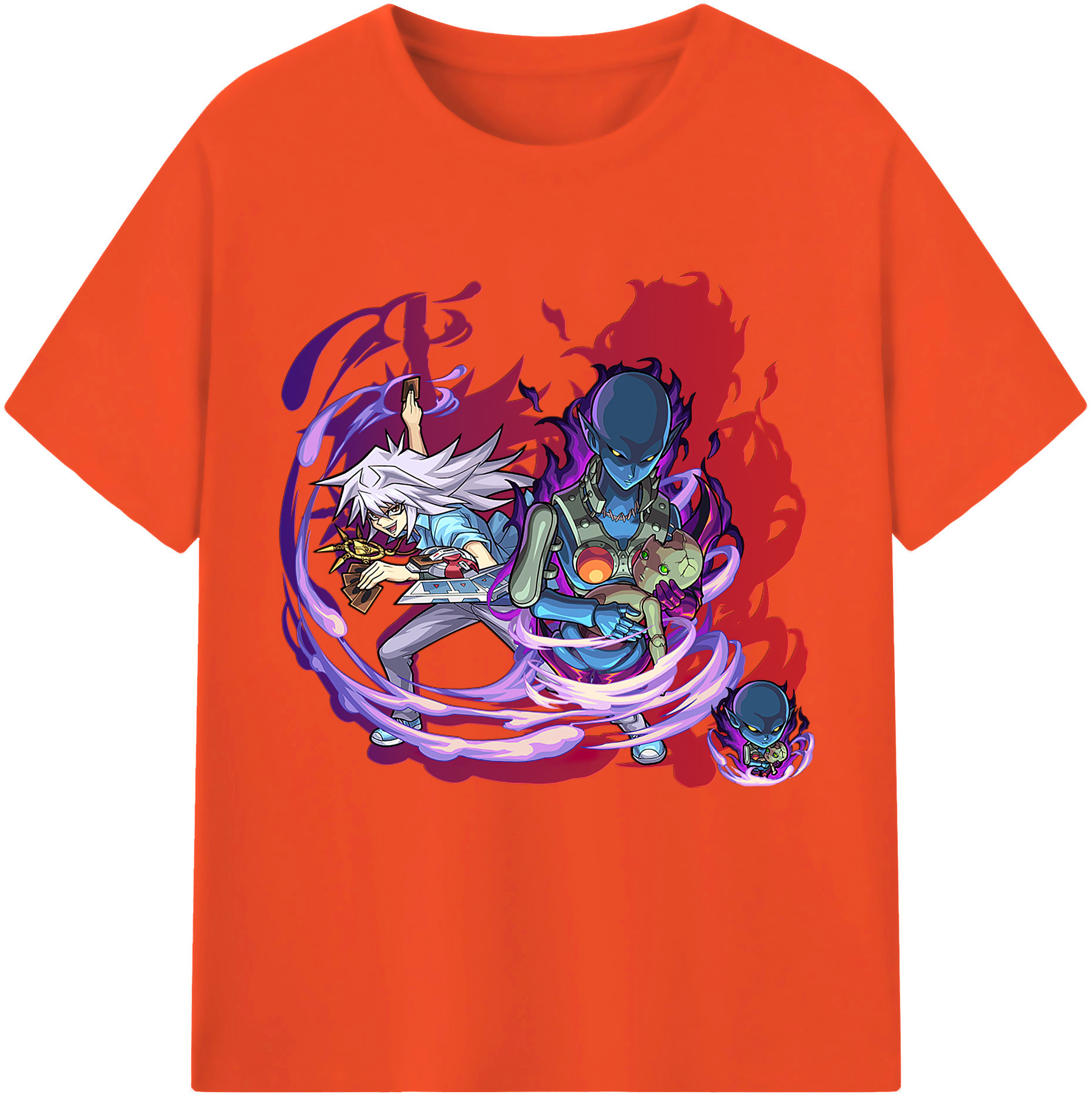 （画像用） 遊☆戯☆王 Yu-Gi-Oh! 綿100％半袖Tシャツ（フロントプリント）