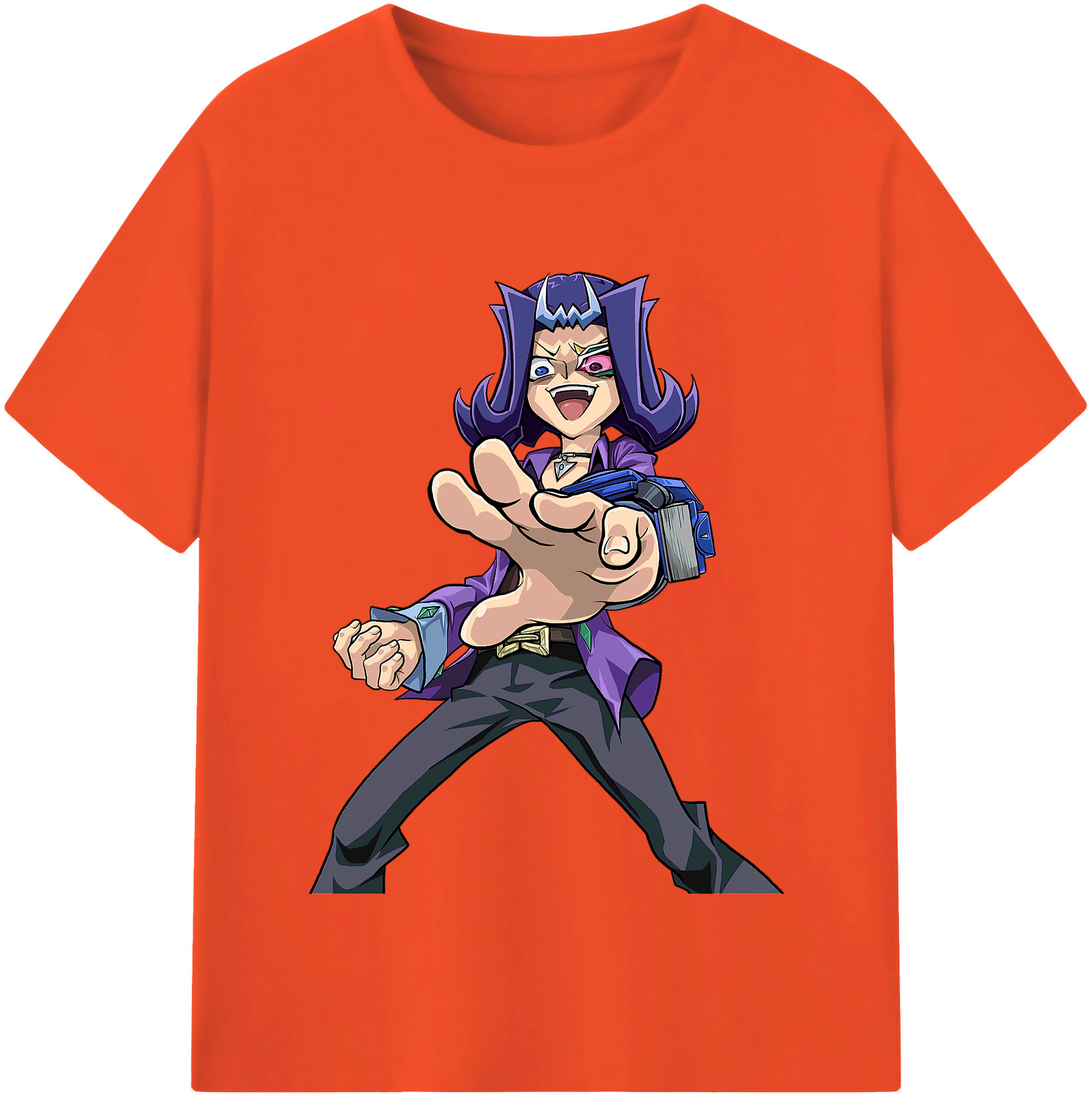 （画像用） 遊☆戯☆王 Yu-Gi-Oh! 綿100％半袖Tシャツ（フロントプリント）