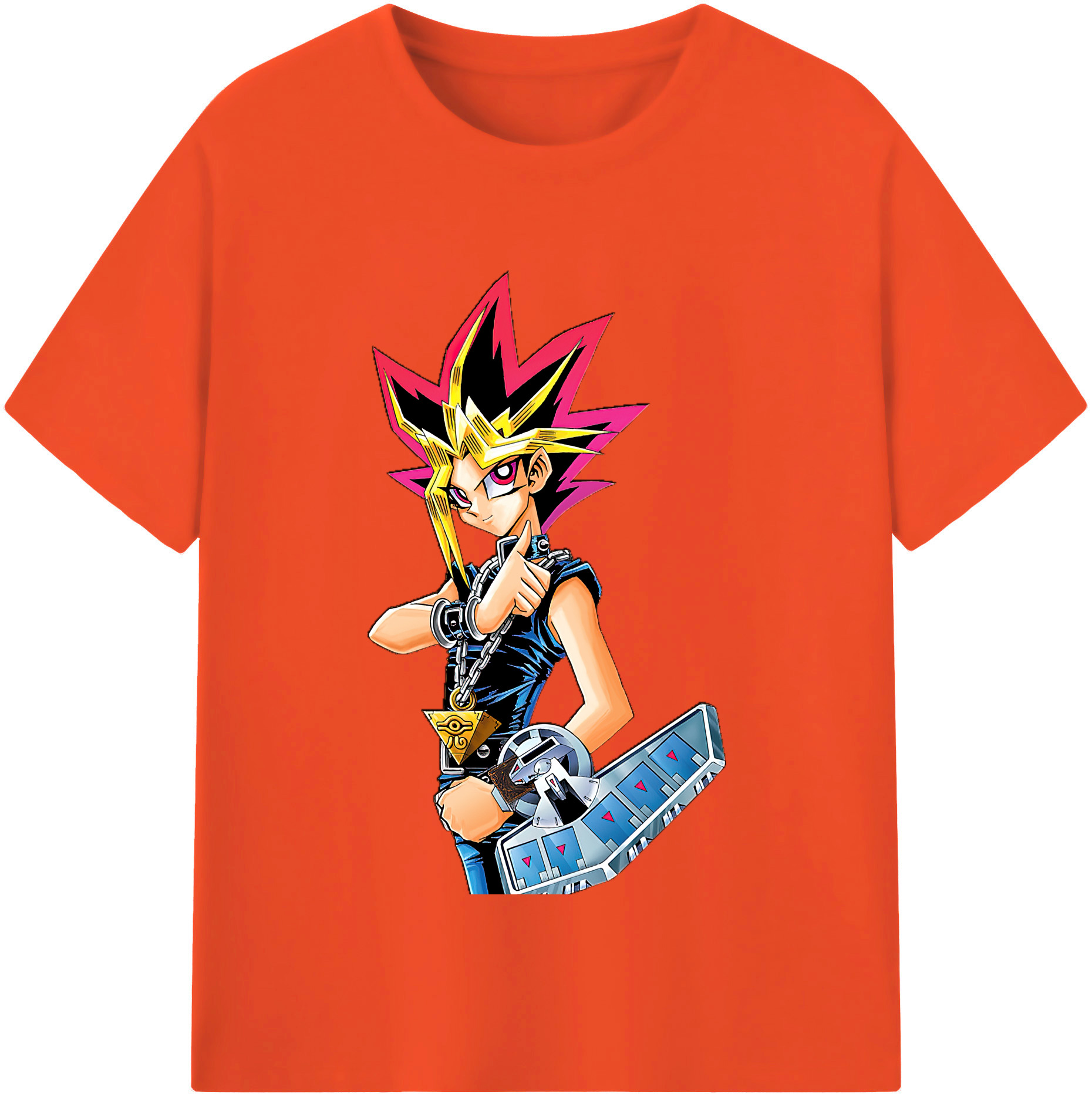 （画像用） 遊☆戯☆王 Yu-Gi-Oh! 綿100％半袖Tシャツ（フロントプリント）