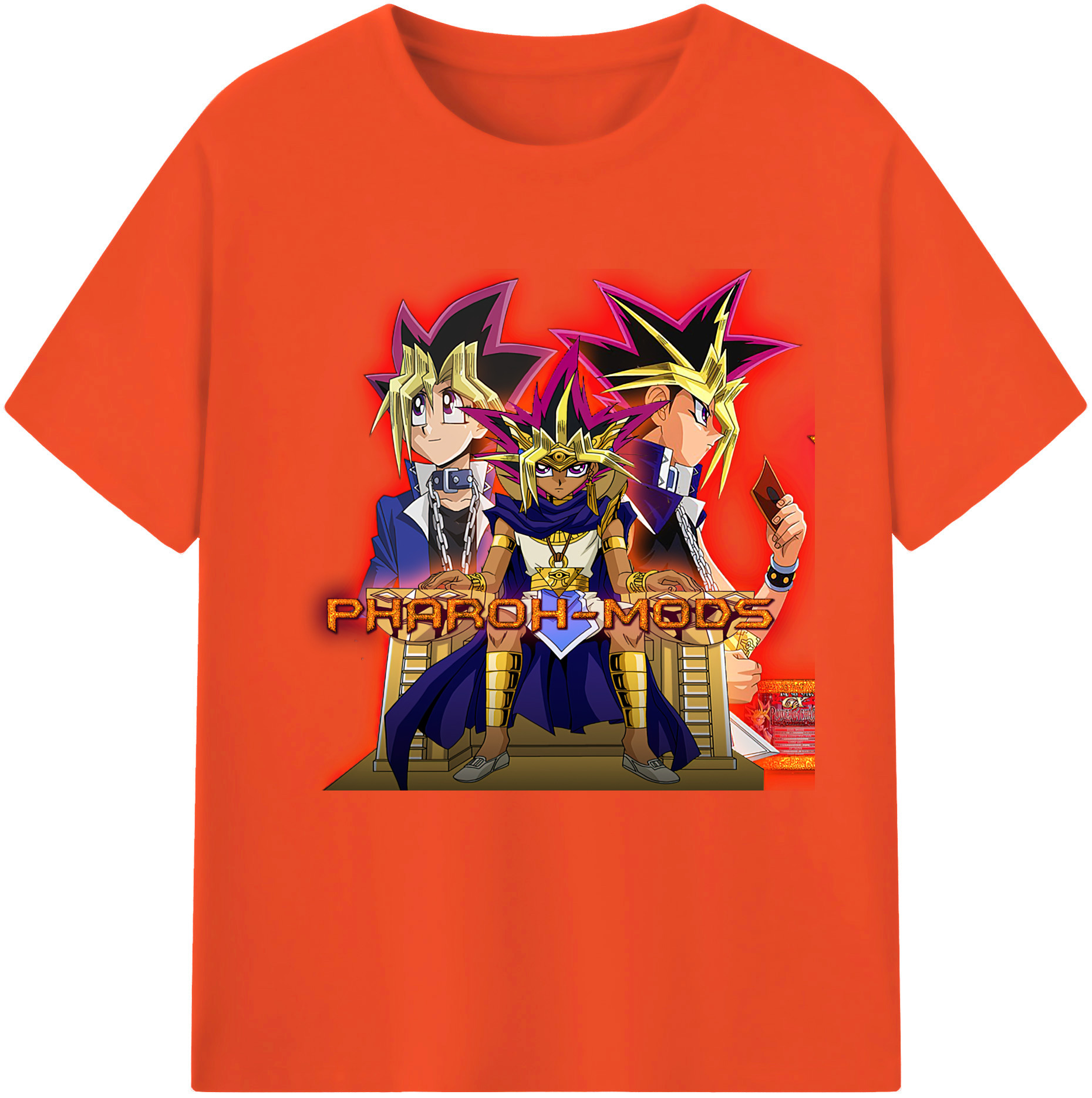 （画像用） 遊☆戯☆王 Yu-Gi-Oh! 綿100％半袖Tシャツ（フロントプリント）