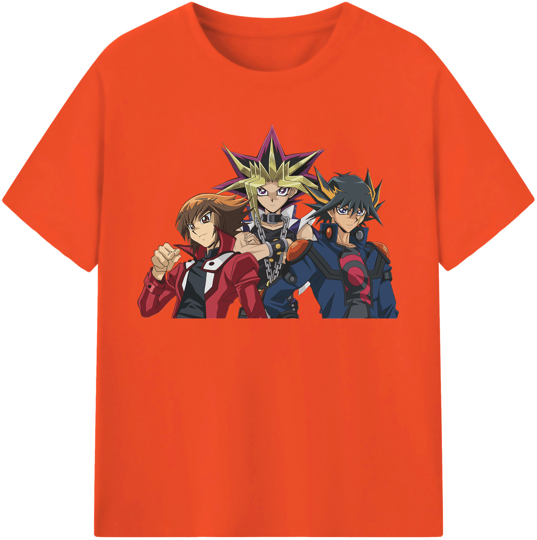 （画像用） 遊☆戯☆王 Yu-Gi-Oh! 綿100％半袖Tシャツ（フロントプリント）