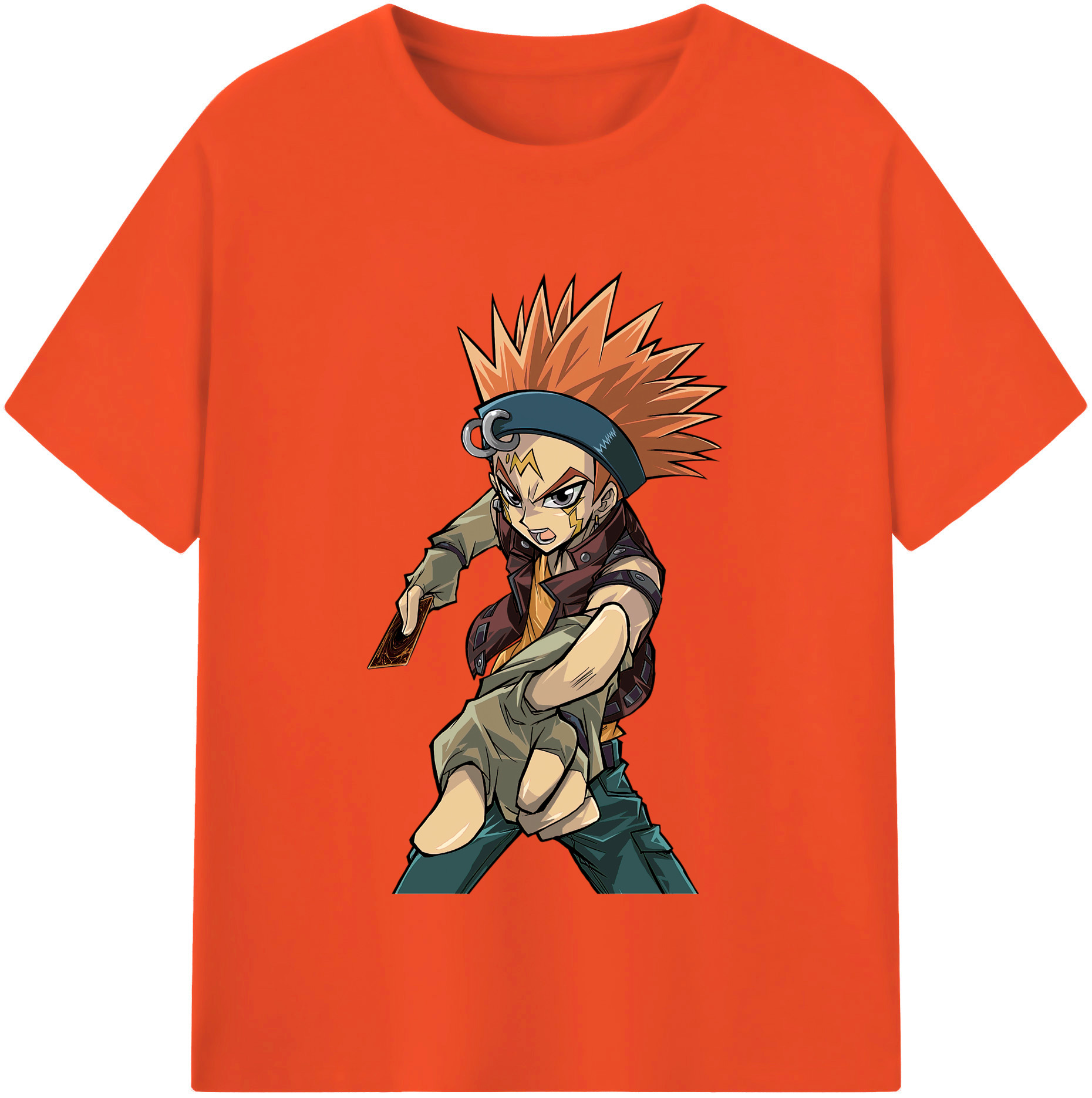 （画像用） 遊☆戯☆王 Yu-Gi-Oh! 綿100％半袖Tシャツ（フロントプリント）