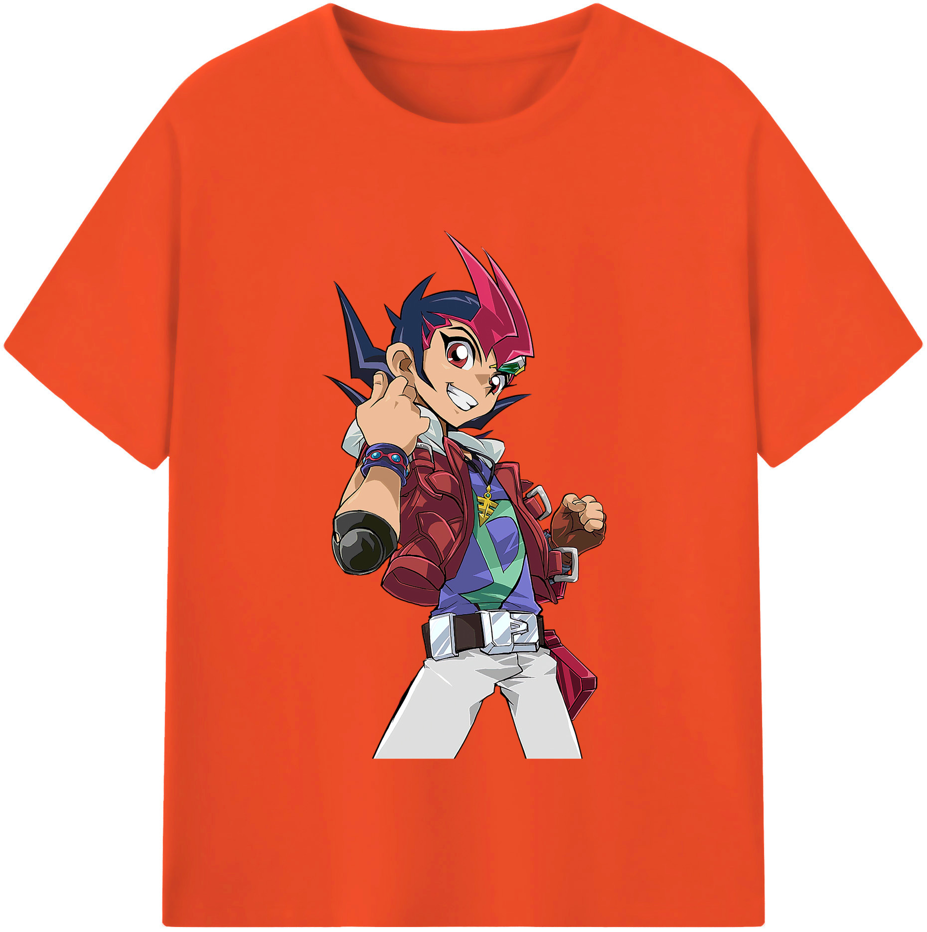 （画像用） 遊☆戯☆王 Yu-Gi-Oh! 綿100％半袖Tシャツ（フロントプリント）