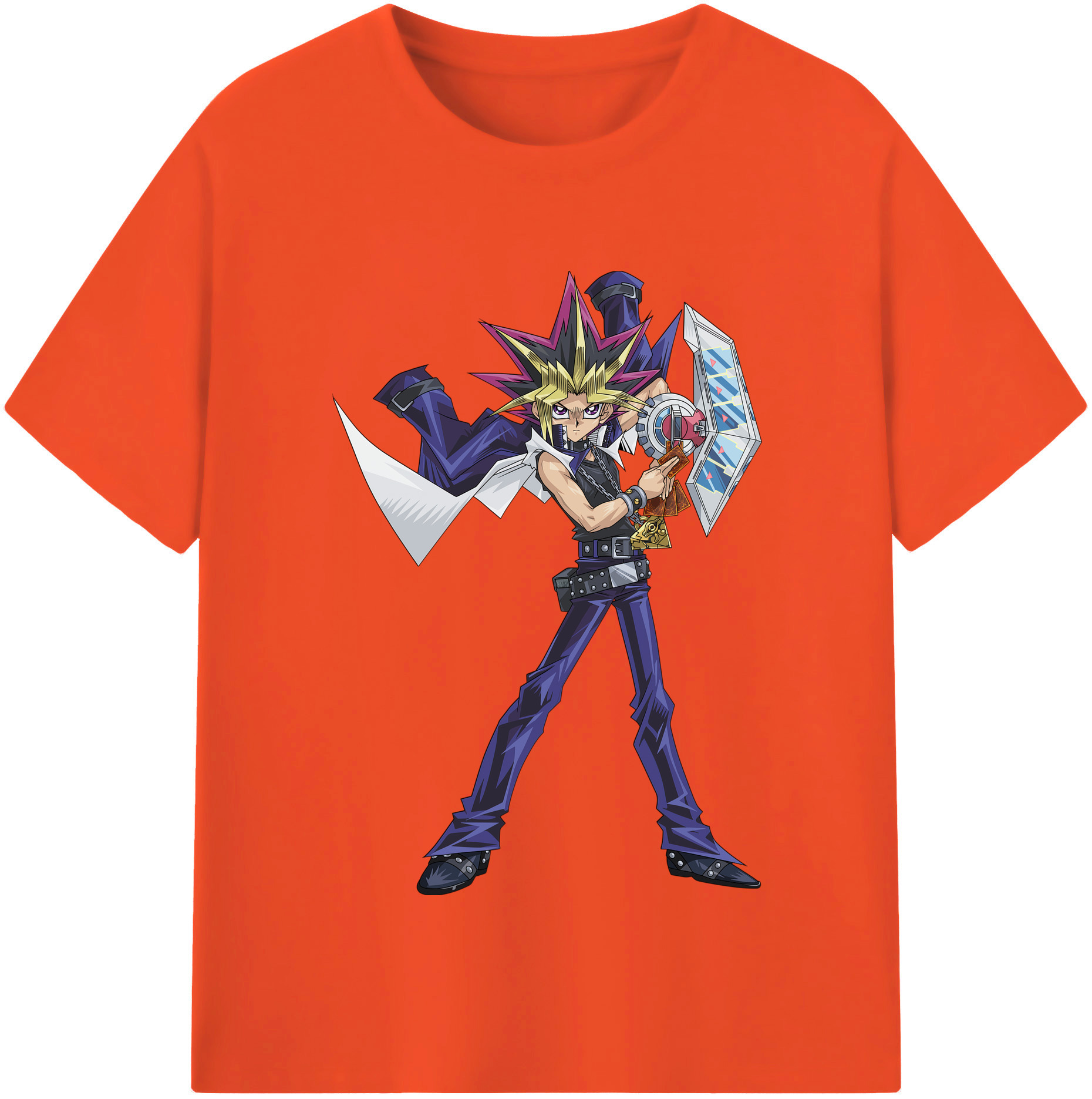 （画像用） 遊☆戯☆王 Yu-Gi-Oh! 綿100％半袖Tシャツ（フロントプリント）