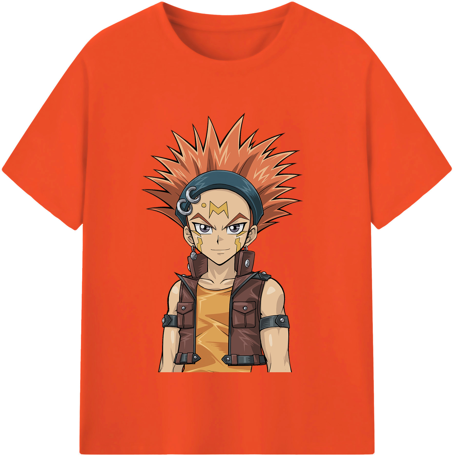 （画像用） 遊☆戯☆王 Yu-Gi-Oh! 綿100％半袖Tシャツ（フロントプリント）