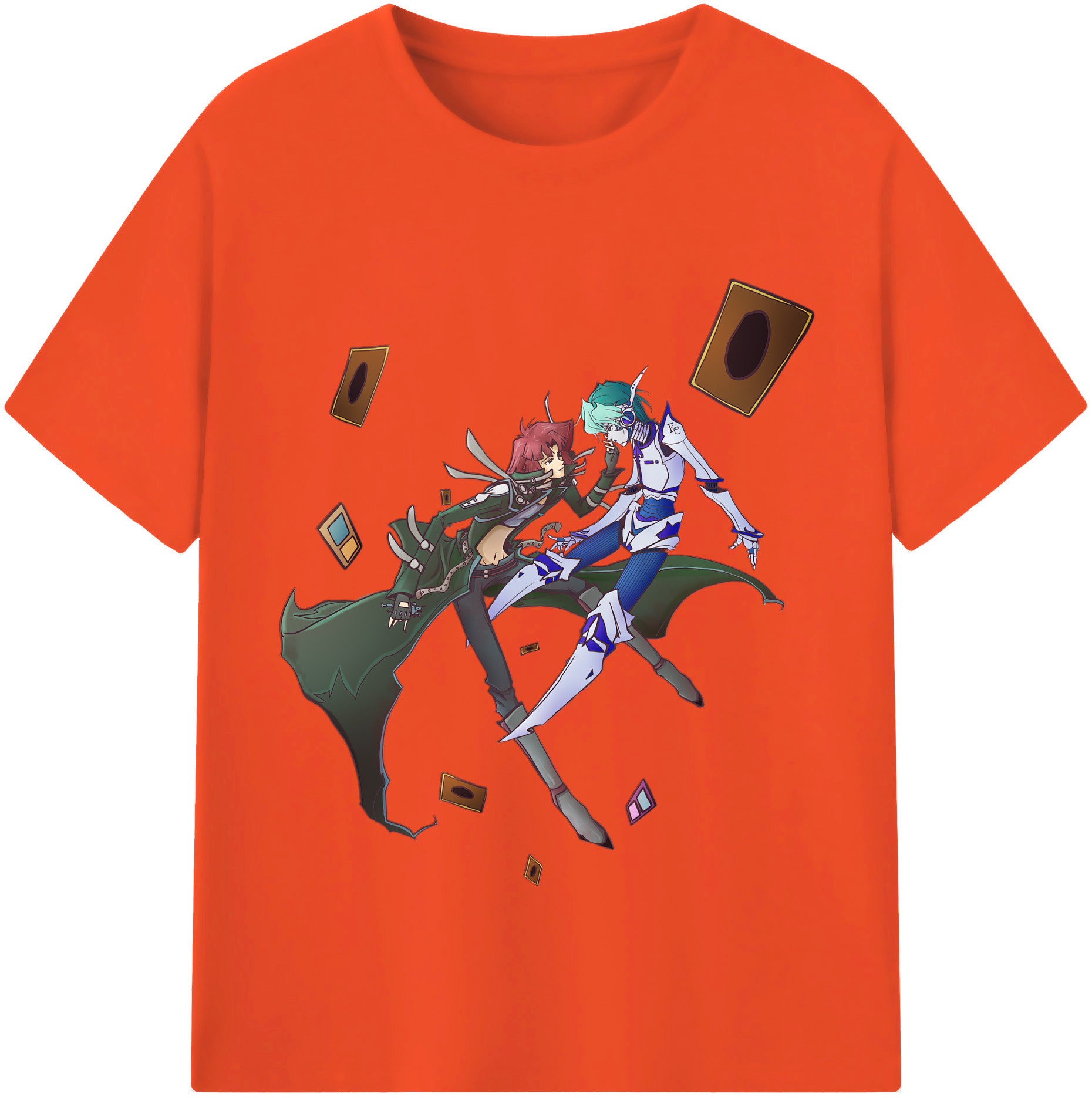 （画像用） 遊☆戯☆王 Yu-Gi-Oh! 綿100％半袖Tシャツ（フロントプリント）