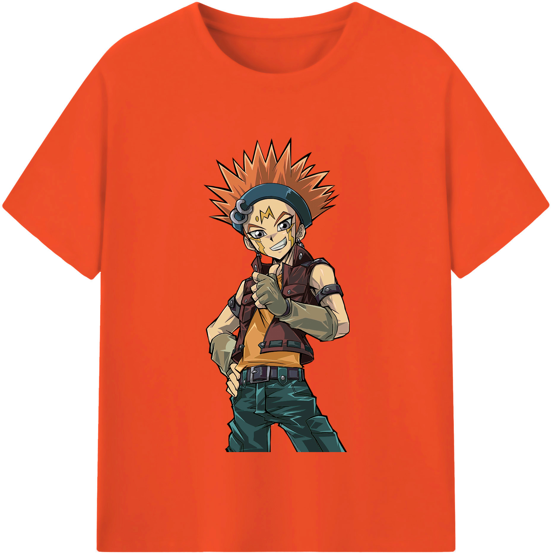 （画像用） 遊☆戯☆王 Yu-Gi-Oh! 綿100％半袖Tシャツ（フロントプリント）