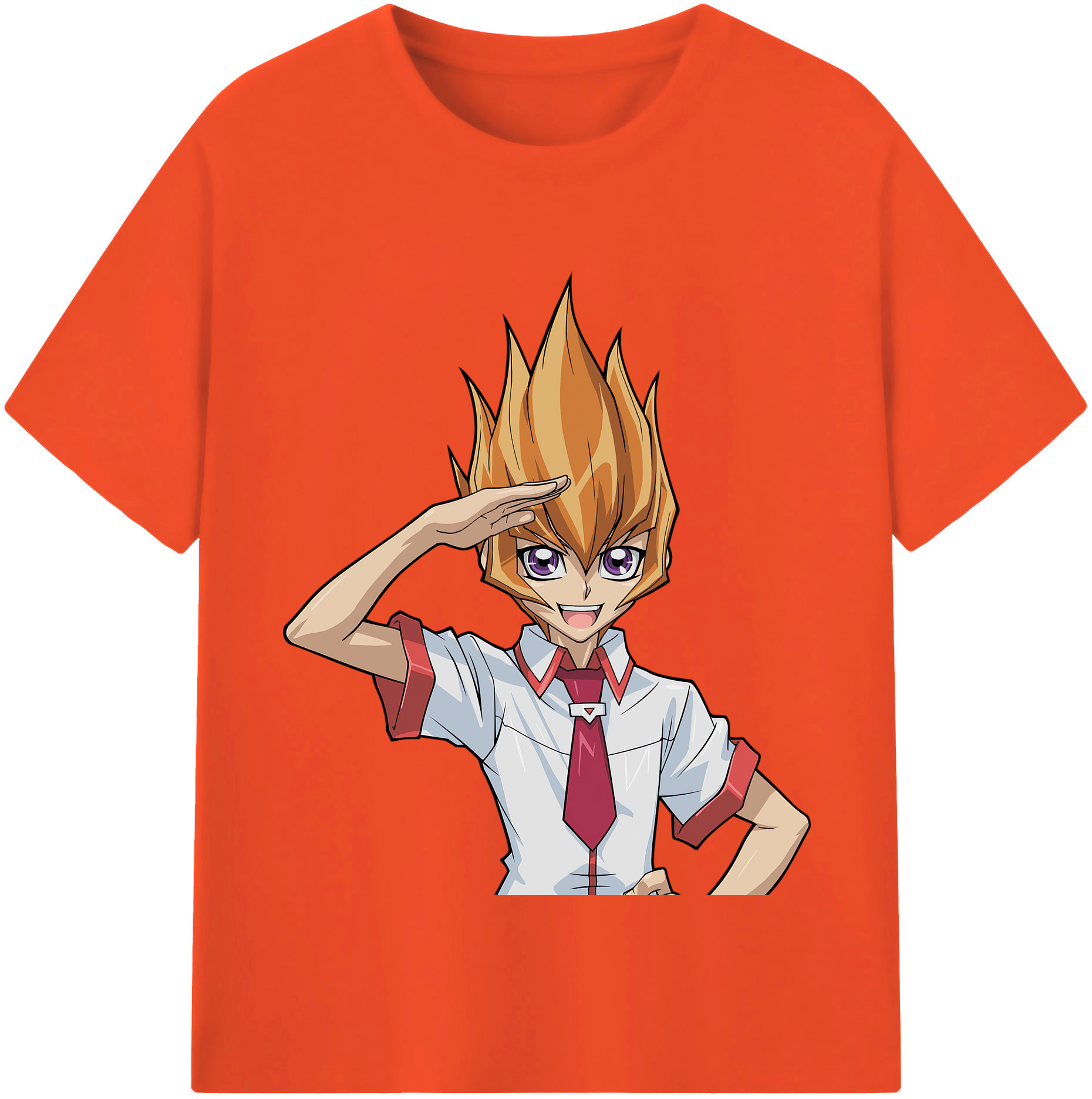 （画像用） 遊☆戯☆王 Yu-Gi-Oh! 綿100％半袖Tシャツ（フロントプリント）