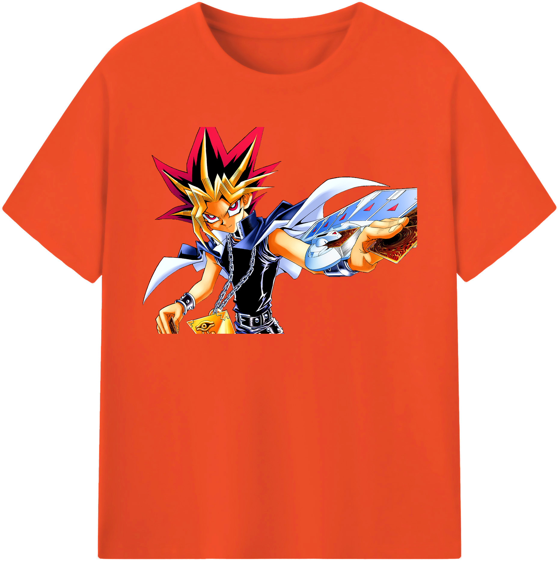 （画像用） 遊☆戯☆王 Yu-Gi-Oh! 綿100％半袖Tシャツ（フロントプリント）