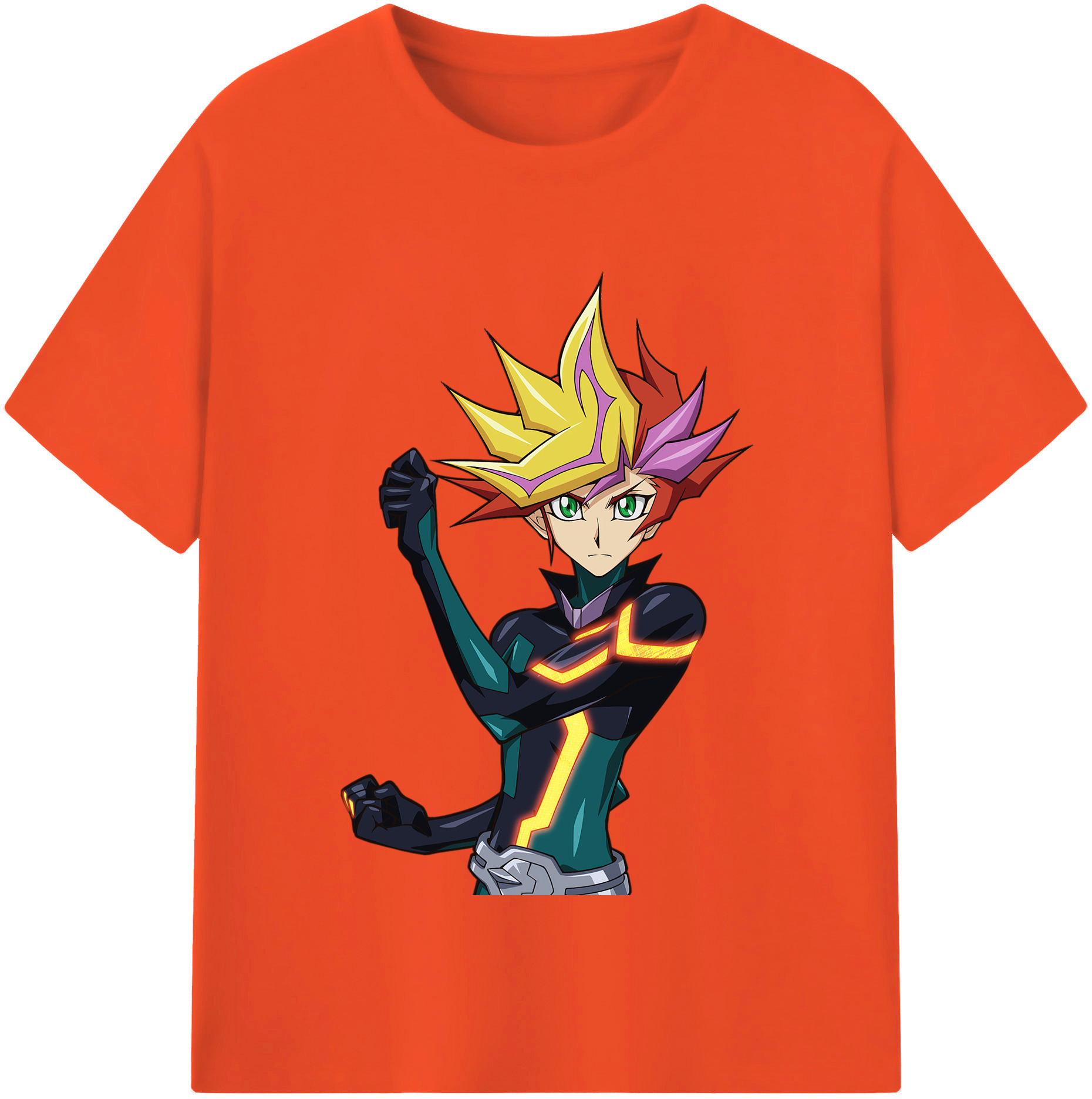（画像用） 遊☆戯☆王 Yu-Gi-Oh! 綿100％半袖Tシャツ（フロントプリント）