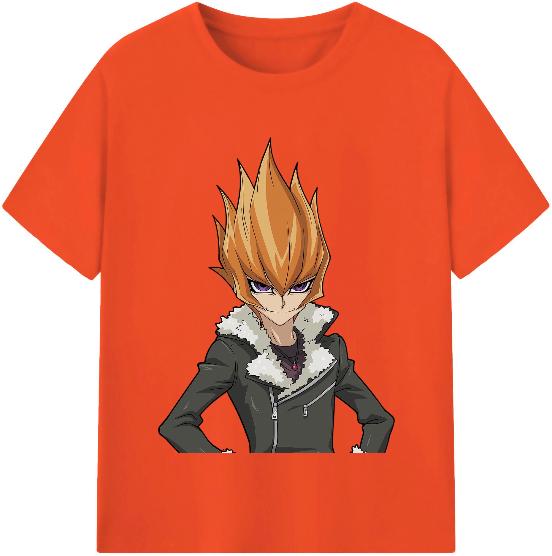 （画像用） 遊☆戯☆王 Yu-Gi-Oh! 綿100％半袖Tシャツ（フロントプリント）