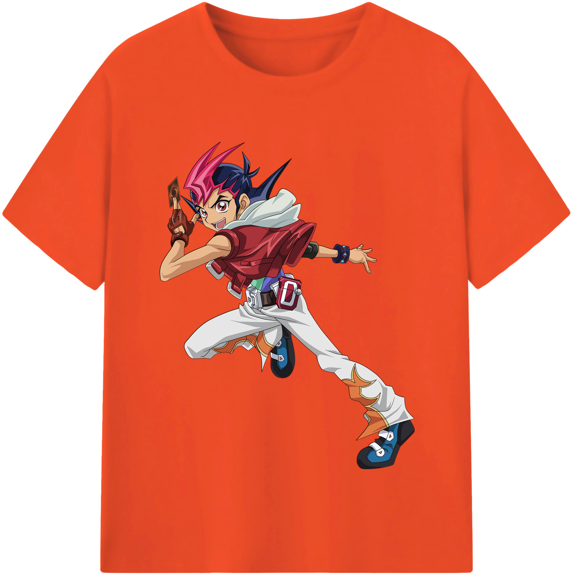 （画像用） 遊☆戯☆王 Yu-Gi-Oh! 綿100％半袖Tシャツ（フロントプリント）
