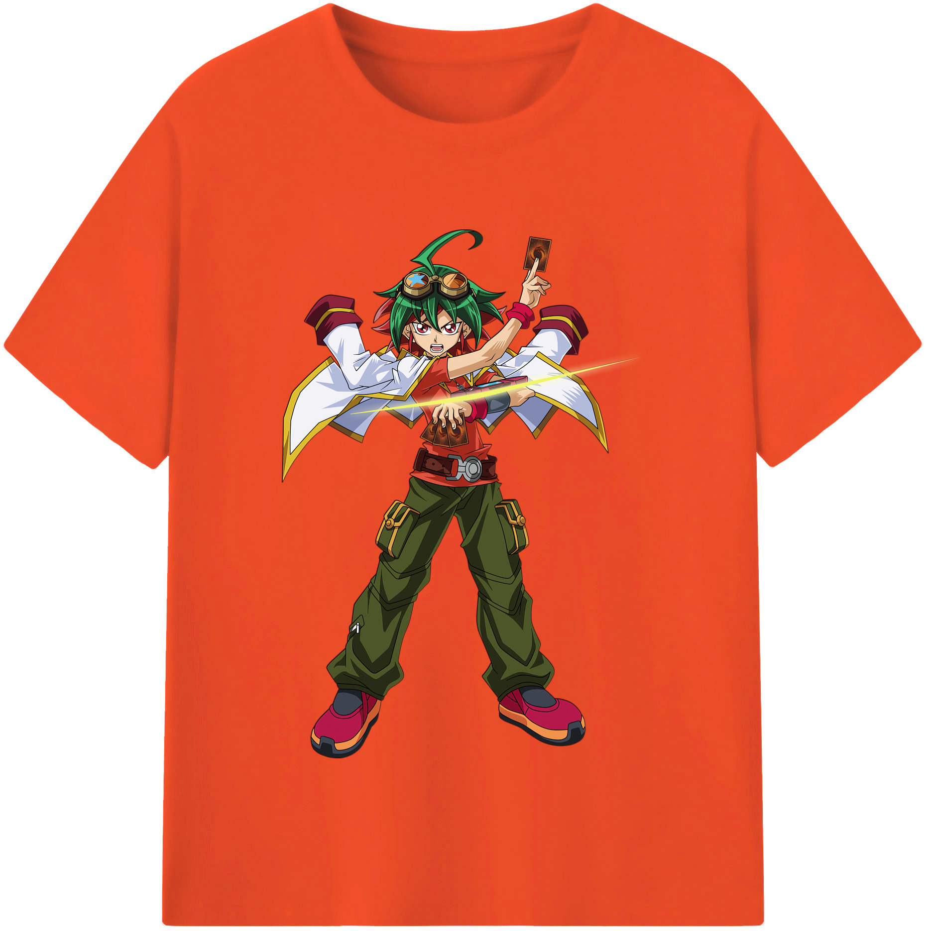 （画像用） 遊☆戯☆王 Yu-Gi-Oh! 綿100％半袖Tシャツ（フロントプリント）