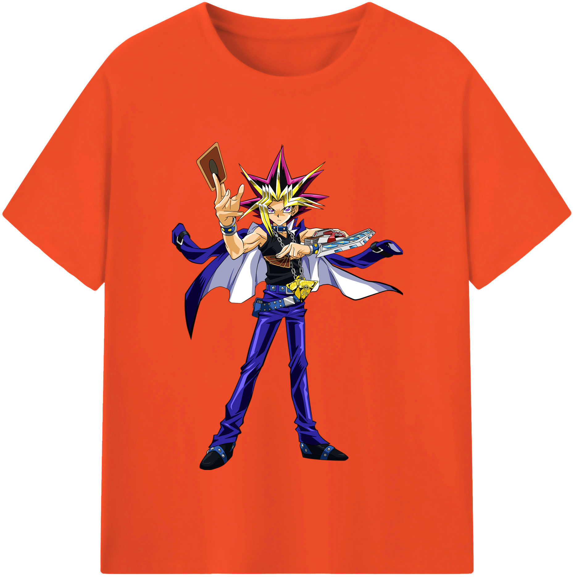 （画像用） 遊☆戯☆王 Yu-Gi-Oh! 綿100％半袖Tシャツ（フロントプリント）