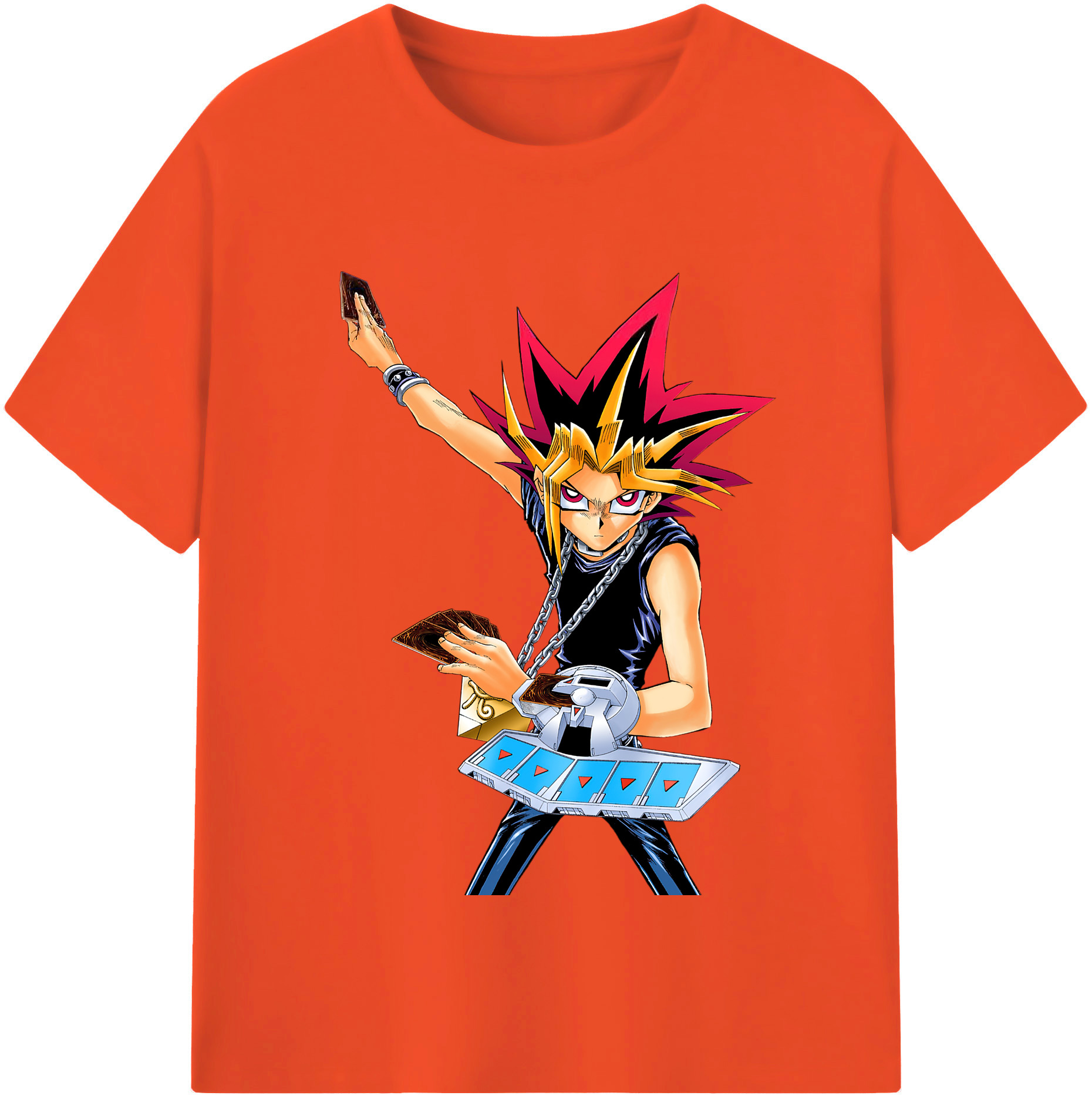 （画像用） 遊☆戯☆王 Yu-Gi-Oh! 綿100％半袖Tシャツ（フロントプリント）