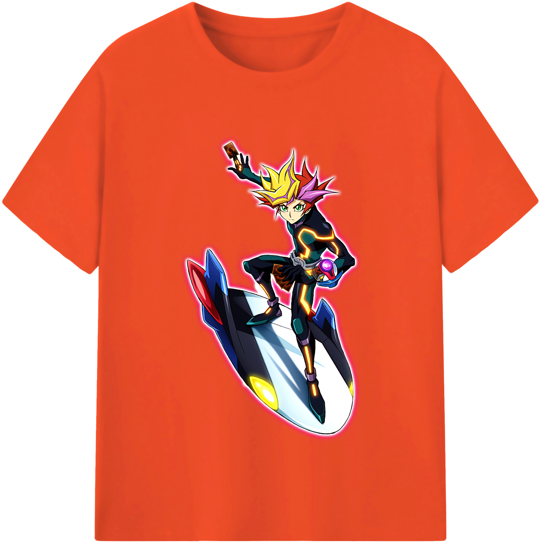 （画像用） 遊☆戯☆王 Yu-Gi-Oh! 綿100％半袖Tシャツ（フロントプリント）