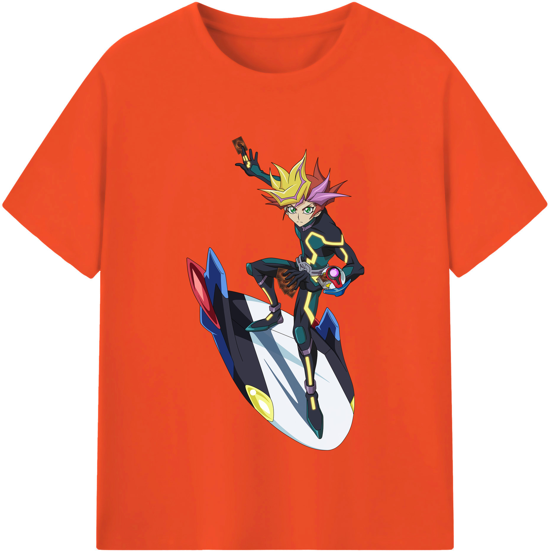 （画像用） 遊☆戯☆王 Yu-Gi-Oh! 綿100％半袖Tシャツ（フロントプリント）