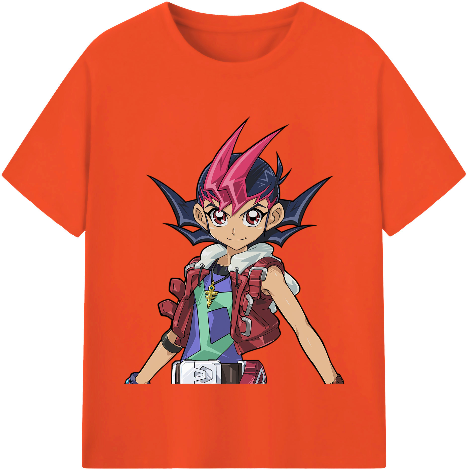 （画像用） 遊☆戯☆王 Yu-Gi-Oh! 綿100％半袖Tシャツ（フロントプリント）