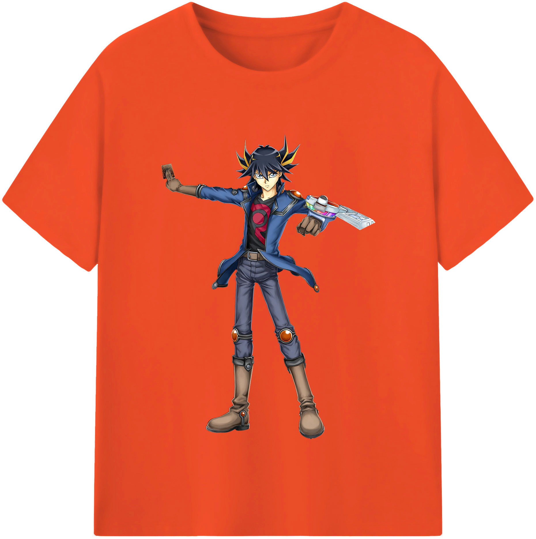 （画像用） 遊☆戯☆王 Yu-Gi-Oh! 綿100％半袖Tシャツ（フロントプリント）