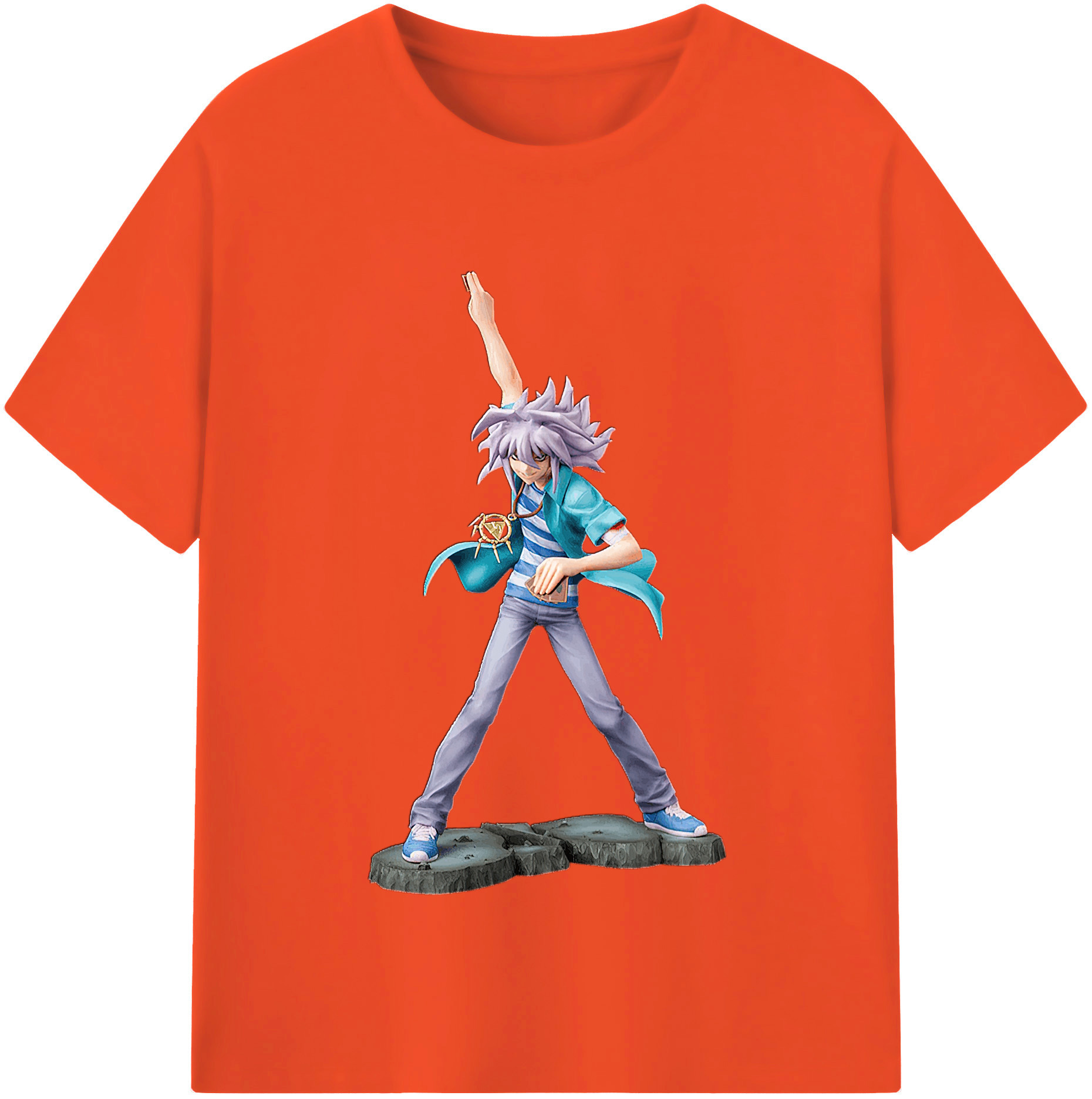 （画像用） 遊☆戯☆王 Yu-Gi-Oh! 綿100％半袖Tシャツ（フロントプリント）