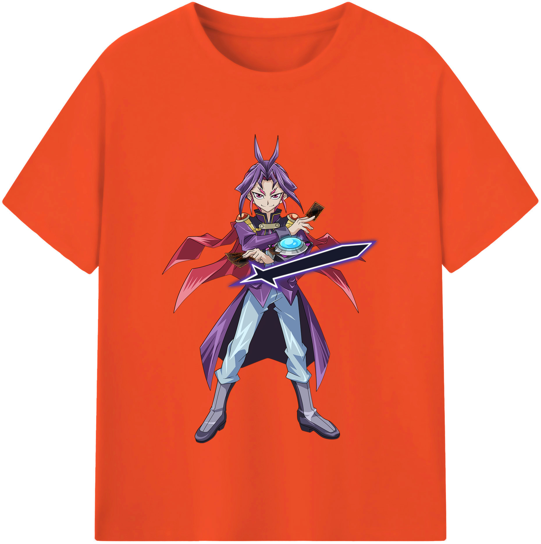 （画像用） 遊☆戯☆王 Yu-Gi-Oh! 綿100％半袖Tシャツ（フロントプリント）