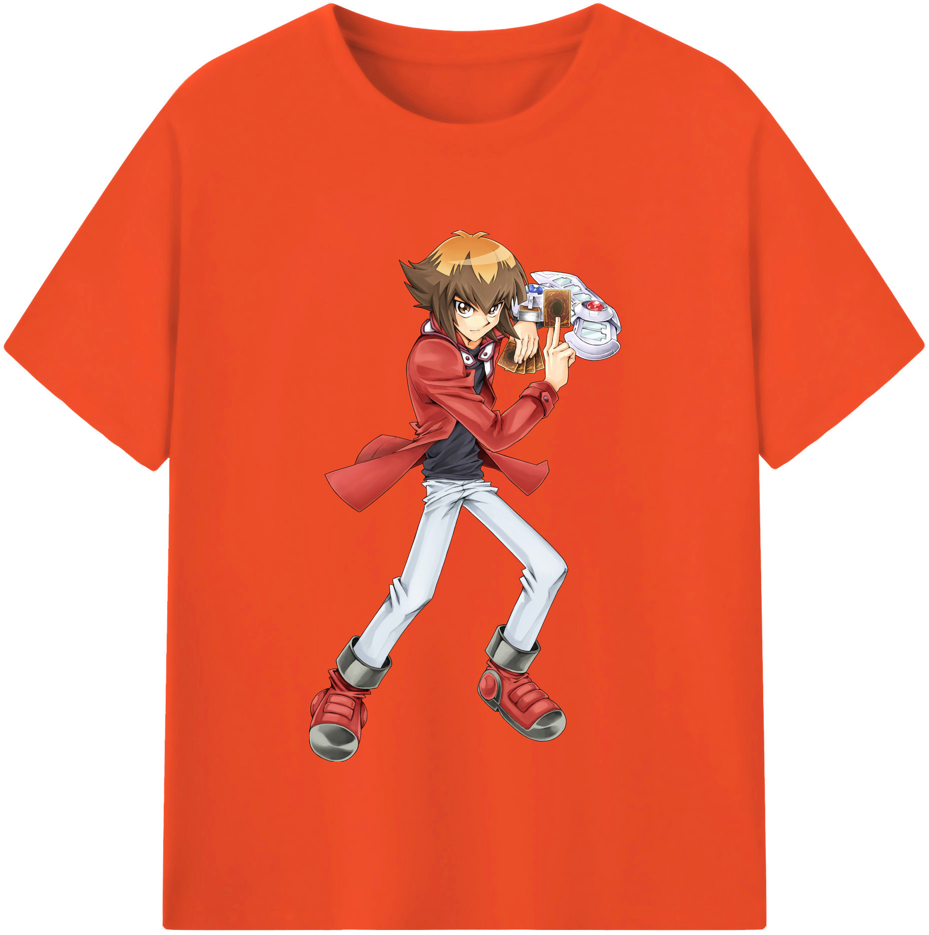 （画像用） 遊☆戯☆王 Yu-Gi-Oh! 綿100％半袖Tシャツ（フロントプリント）