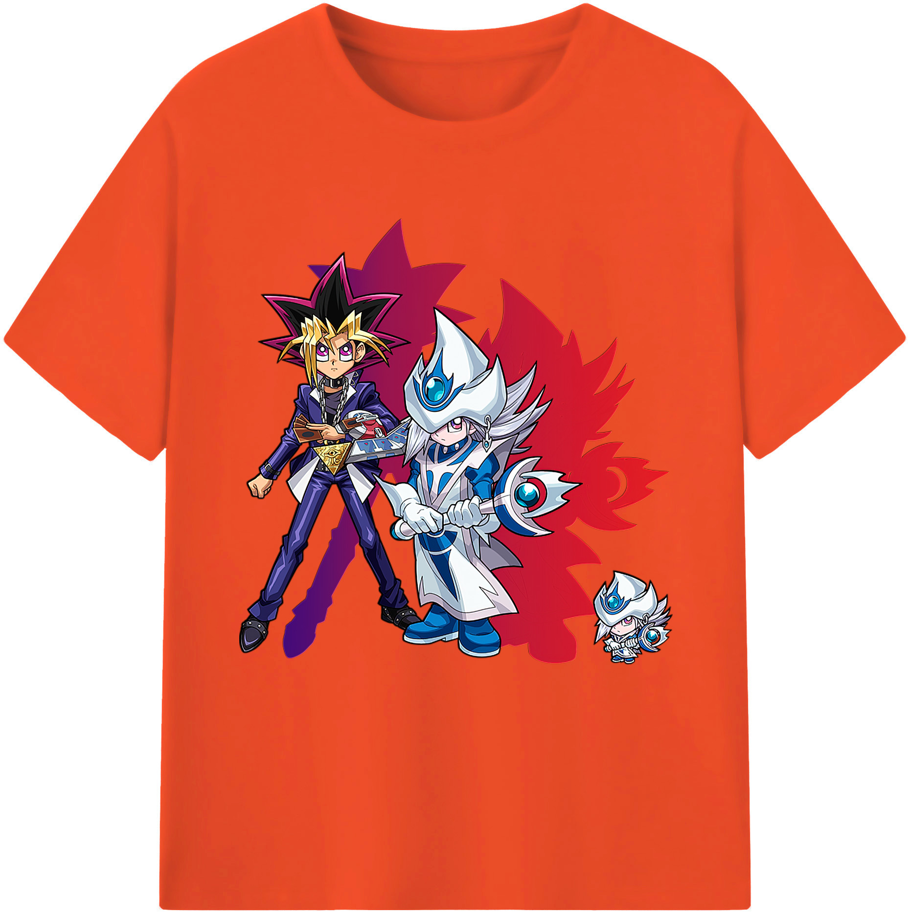 （画像用） 遊☆戯☆王 Yu-Gi-Oh! 綿100％半袖Tシャツ（フロントプリント）