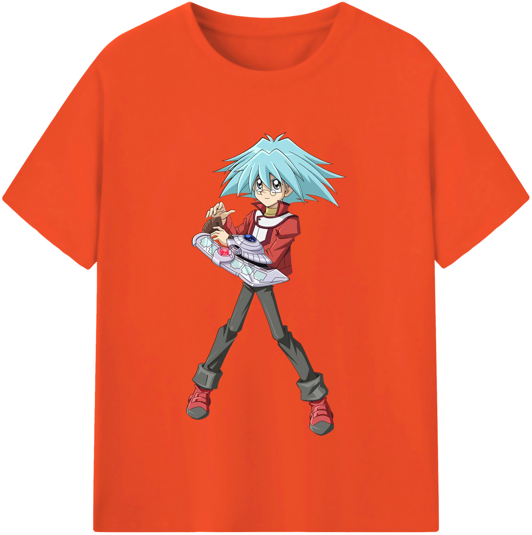 （画像用） 遊☆戯☆王 Yu-Gi-Oh! 綿100％半袖Tシャツ（フロントプリント）