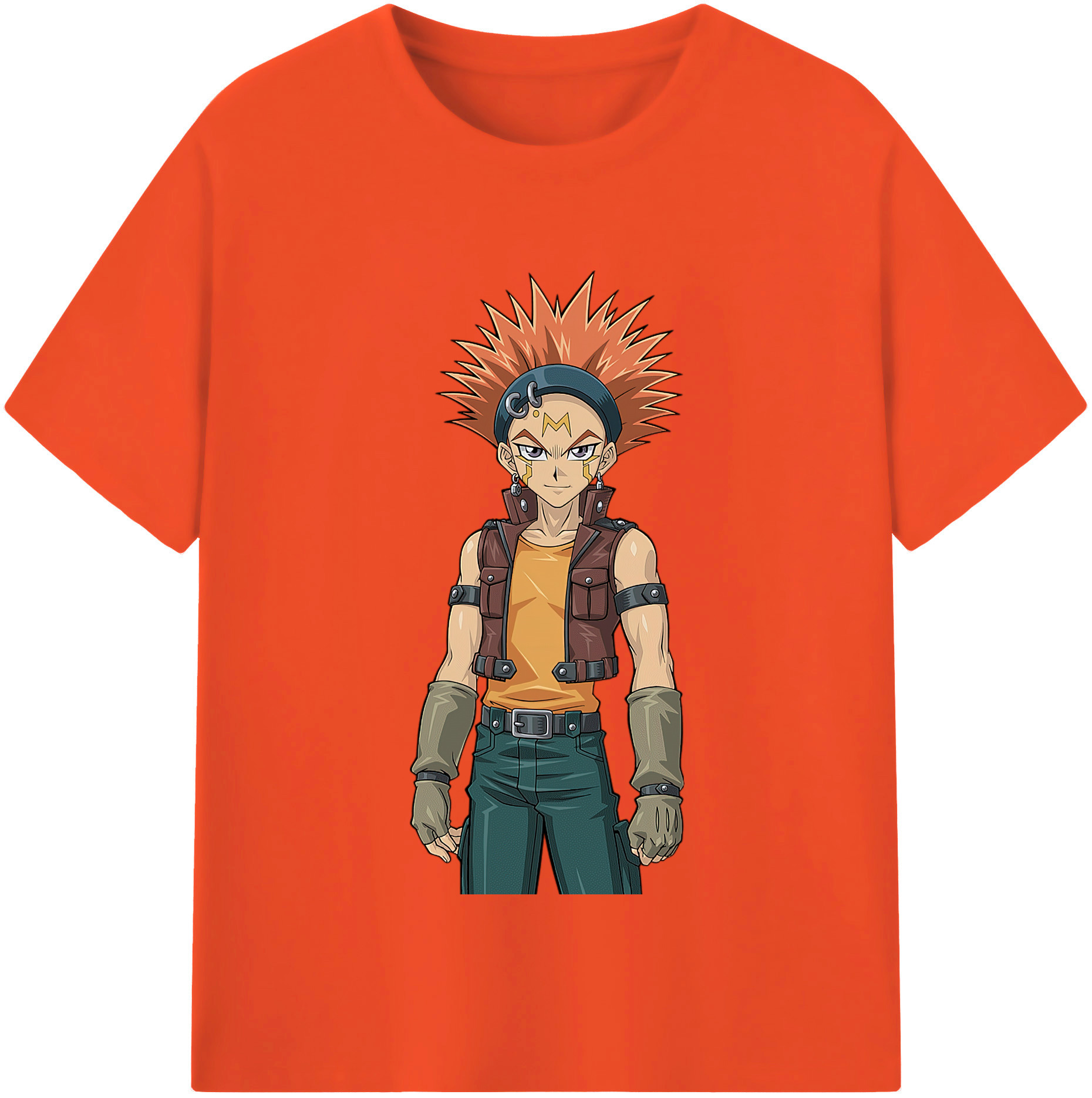 （画像用） 遊☆戯☆王 Yu-Gi-Oh! 綿100％半袖Tシャツ（フロントプリント）