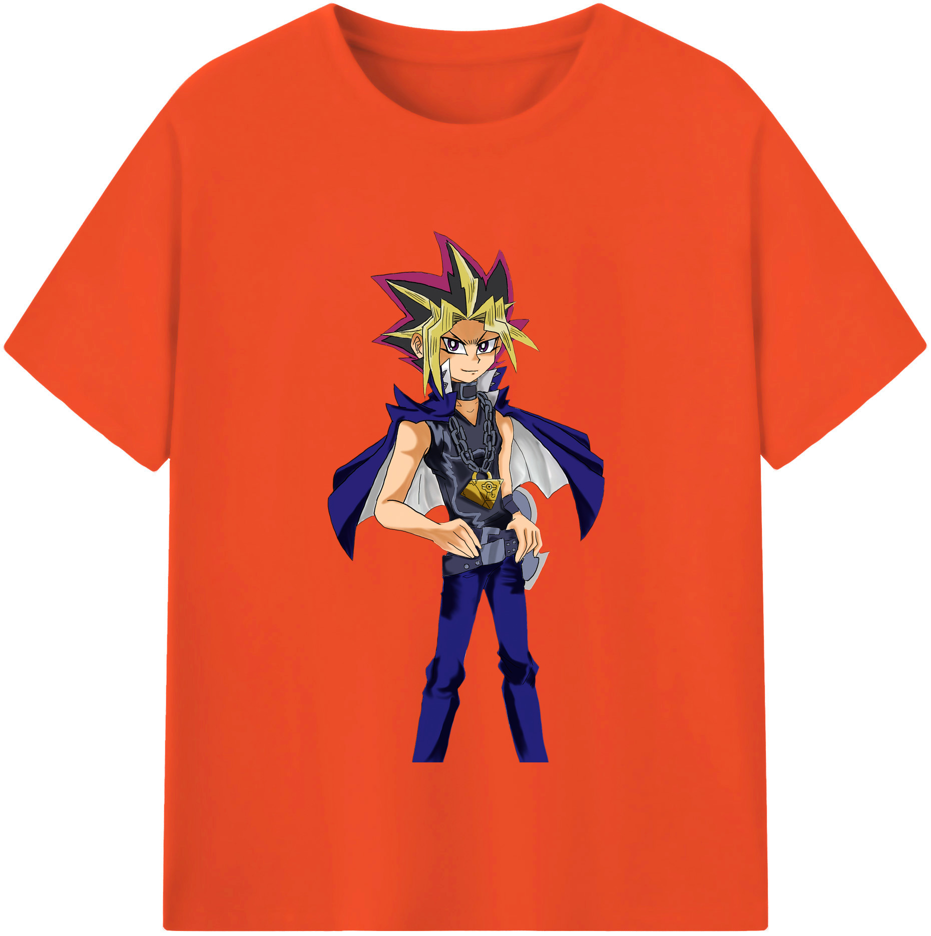 （画像用） 遊☆戯☆王 Yu-Gi-Oh! 綿100％半袖Tシャツ（フロントプリント）